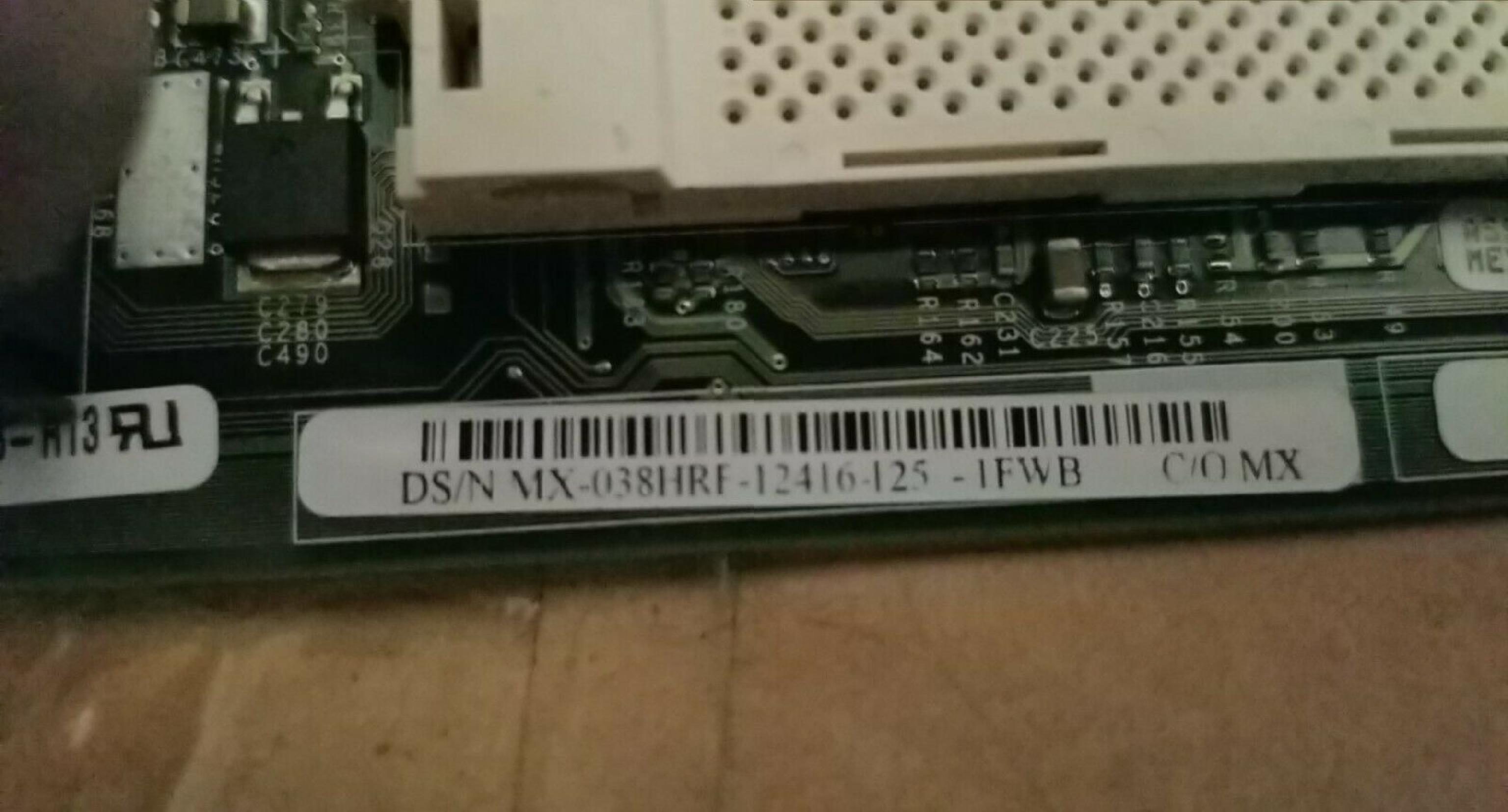 DELL 038HRF SYSTEM MOTHERBOARD BOARD SOUND USB NIC PARALLEL SERIAL