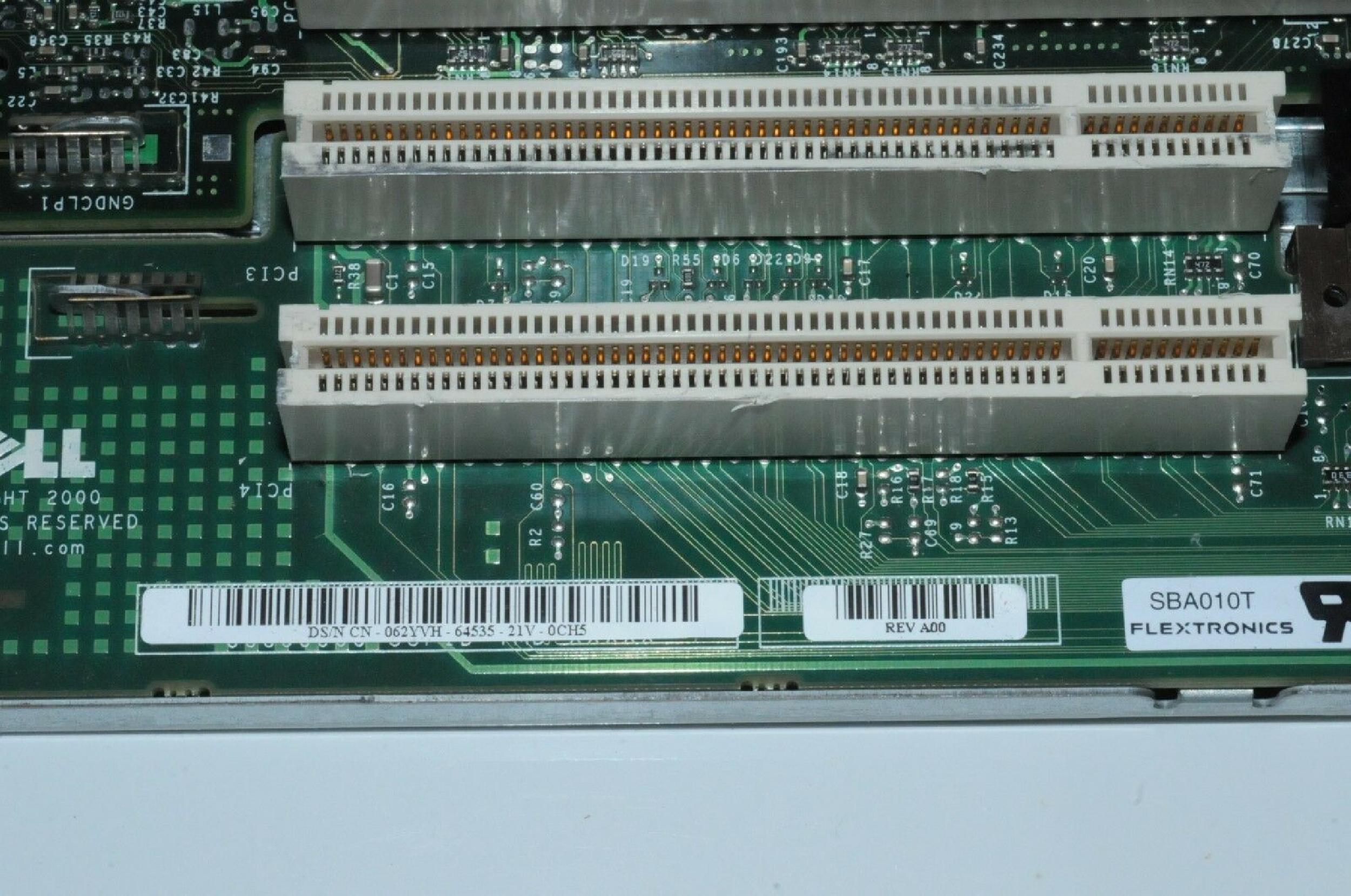 DELL 062YVH RISER CARD FOR 038HRF 2 SLOT PCI MOTHERBOARD