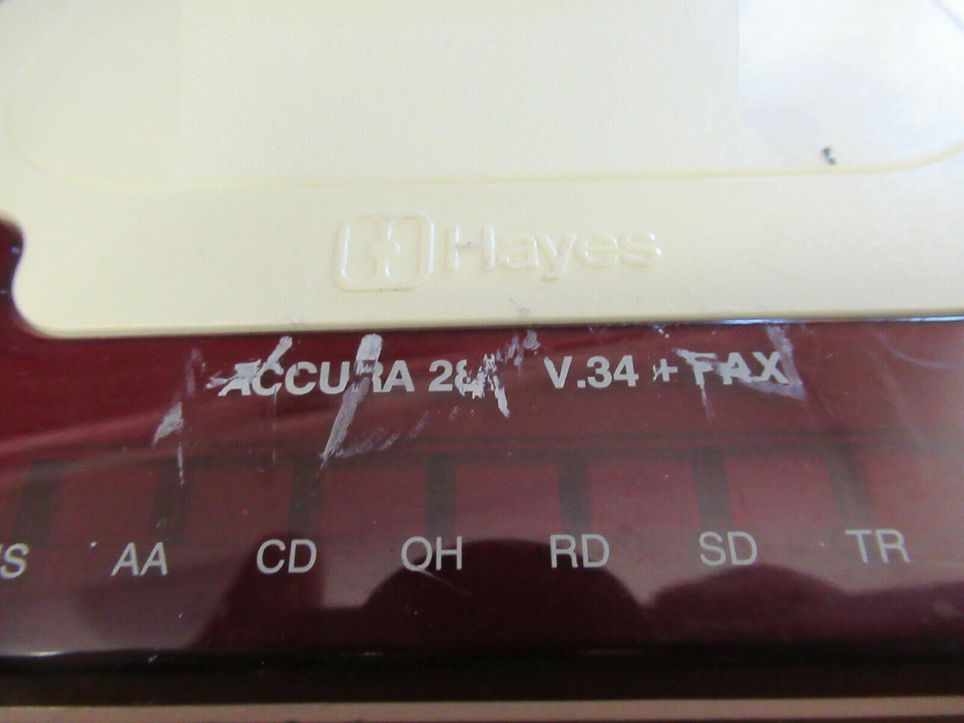 HAYES 5901US ACCURA 288 FAX MODEM V.34 +