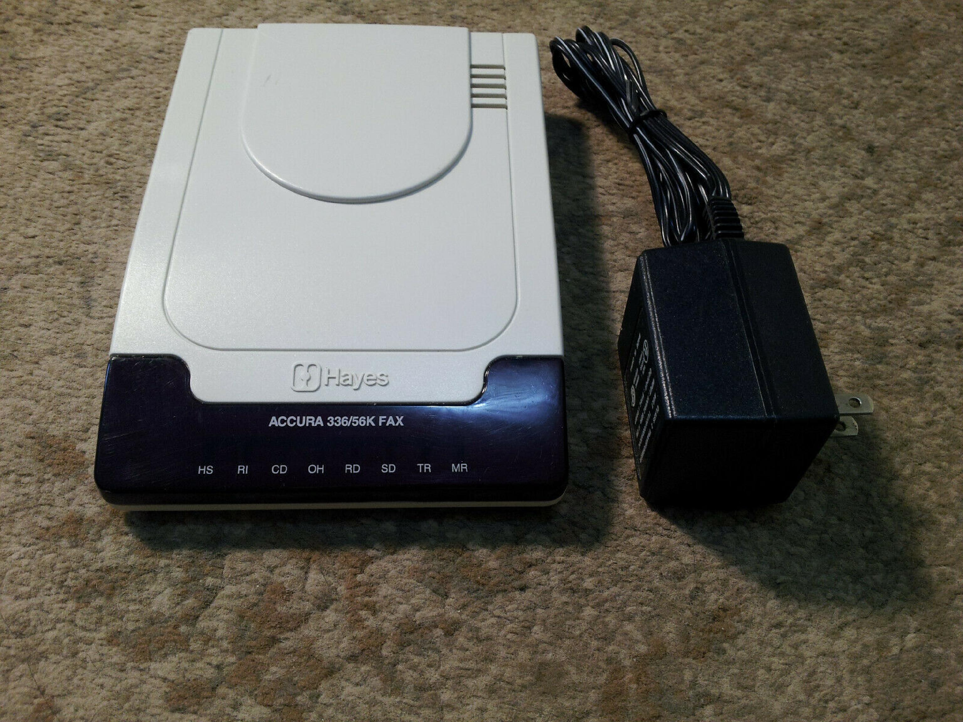 HAYES 4703US ACCURA 56K EXT. FAX MODEM