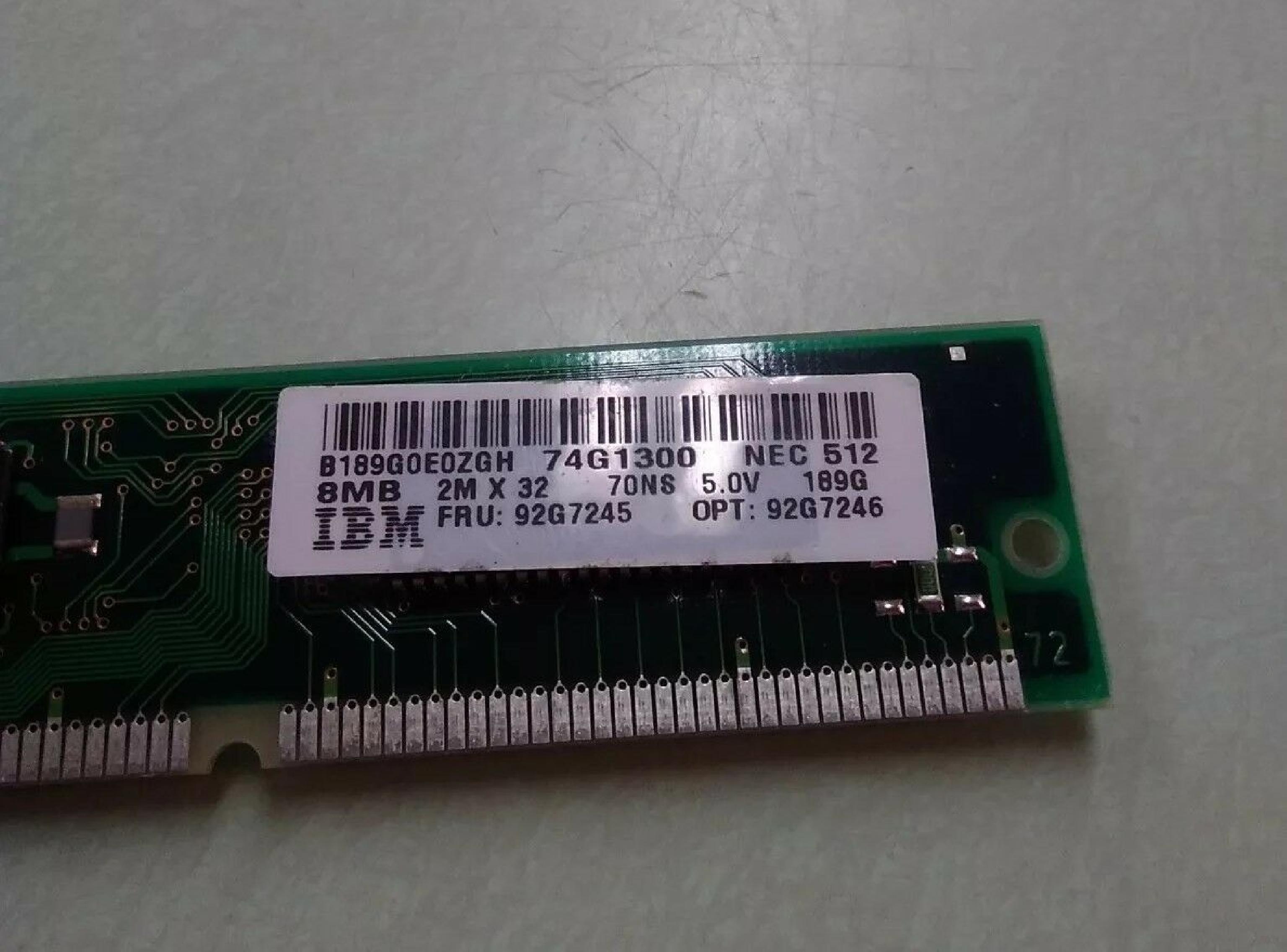 NEC MC-421000A32B-70 MEMORY MODULE PULLED FROM DELL 433/L