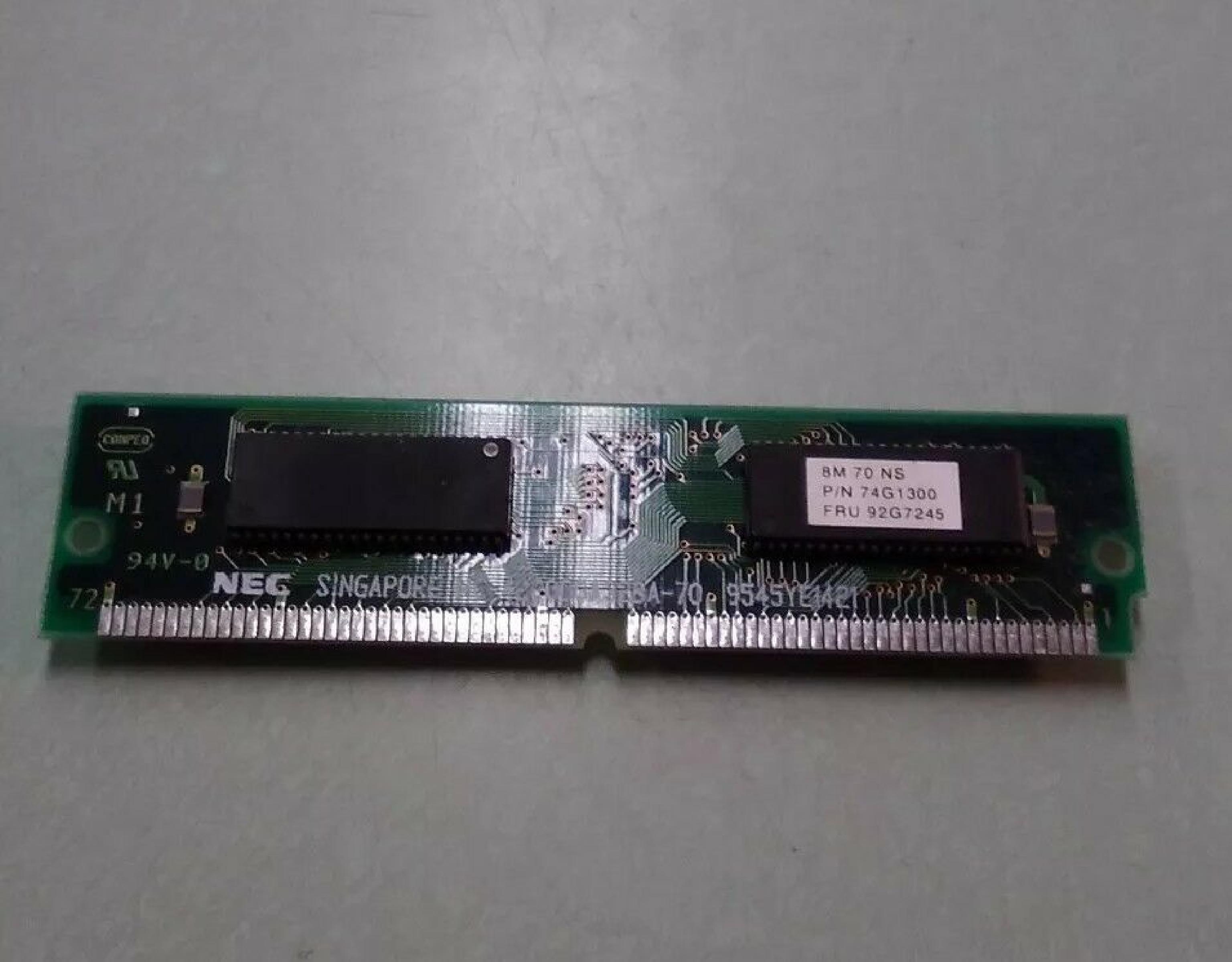 NEC MC-421000A32B-70 MEMORY MODULE PULLED FROM DELL 433/L