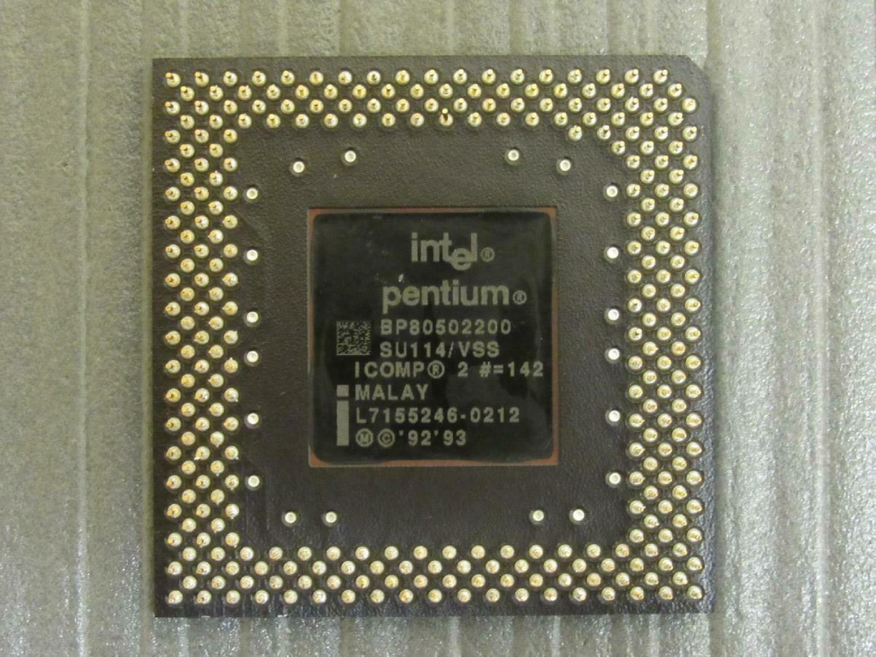 INTEL BP80502200 PENTIUM 200MHZ SOCKET 7 PROCESSOR