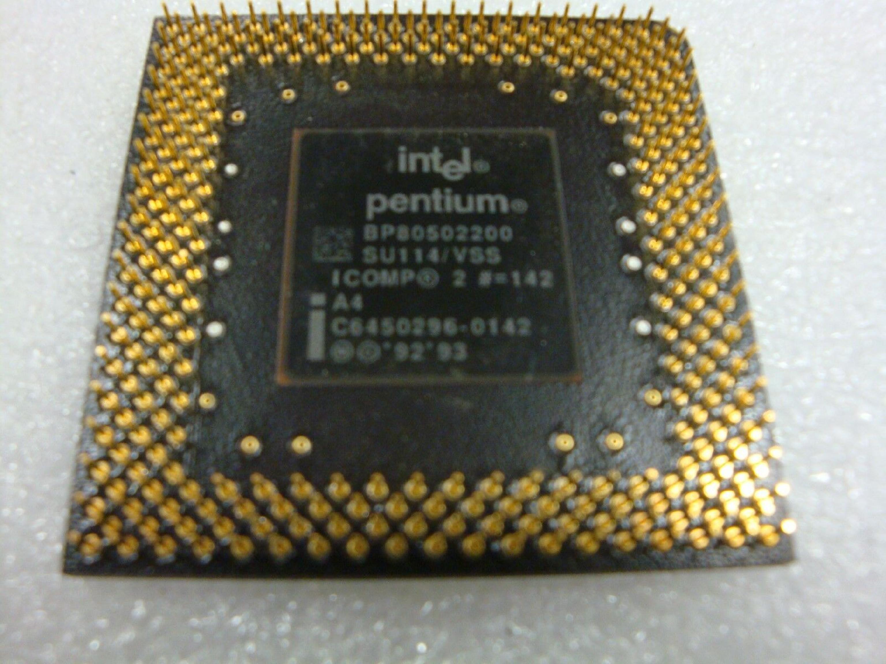 INTEL BP80502200 PENTIUM 200MHZ SOCKET 7 PROCESSOR