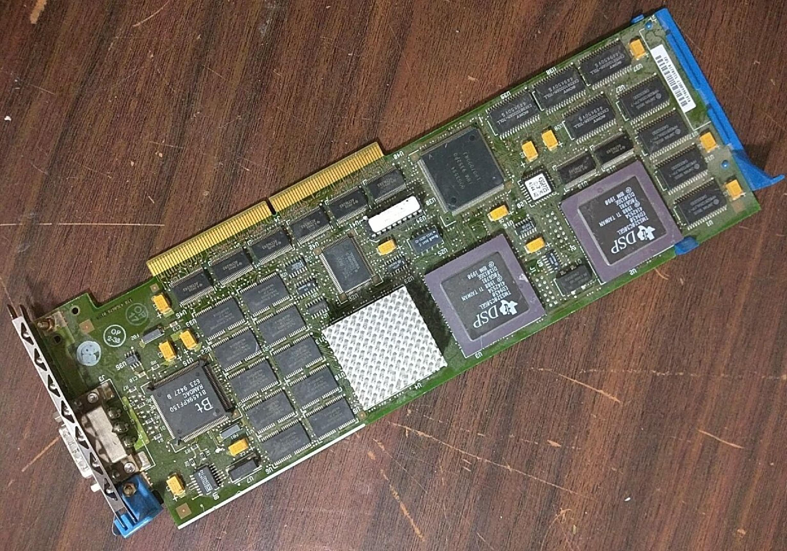 IBM 51G8274 RGB VIDEO CARD C74239, 1467301 TEXAS INSTRUMENTS CHIPSET PULLED FROM POWER STATION 360 TYPE 7012