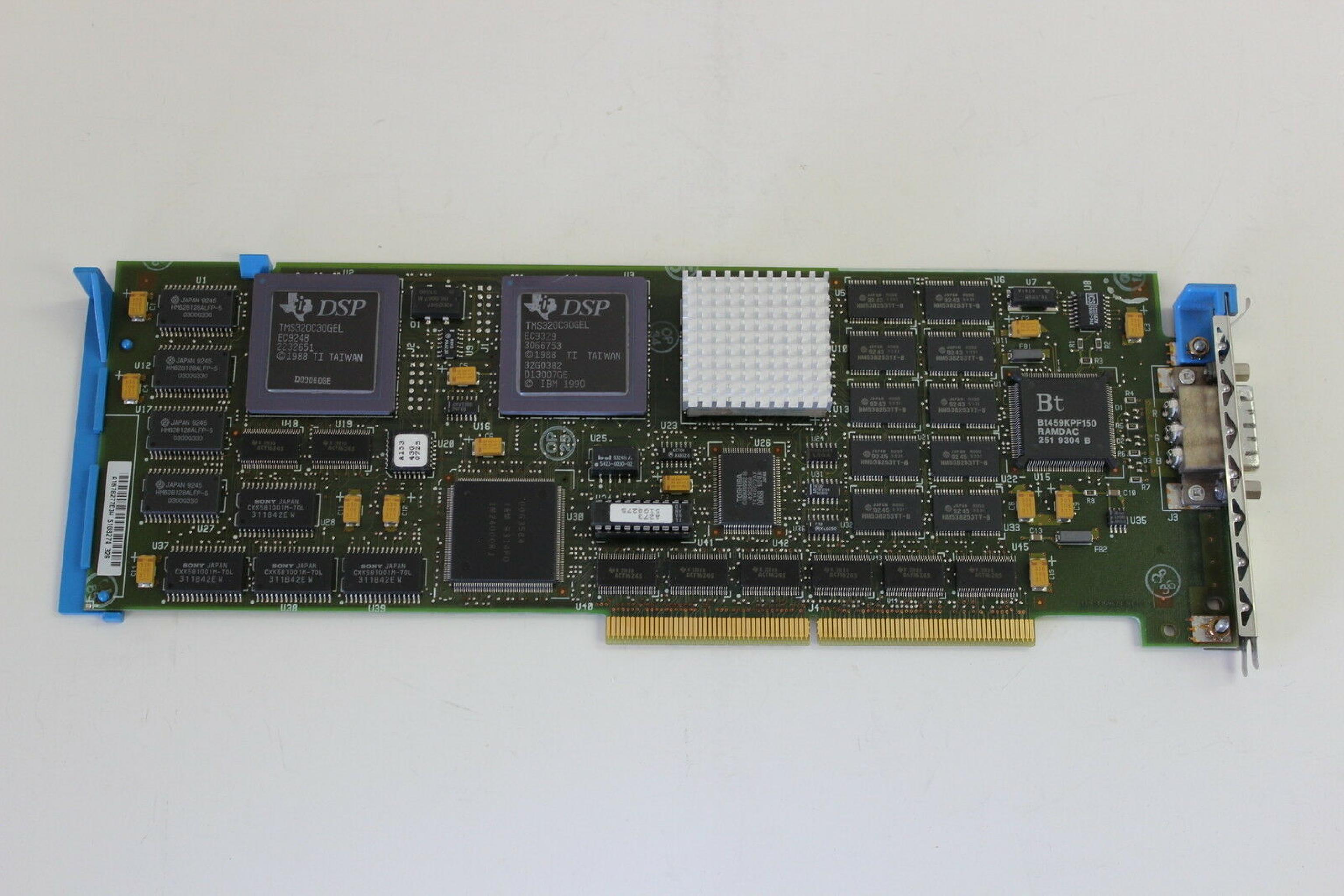 IBM 51G8274 RGB VIDEO CARD C74239, 1467301 TEXAS INSTRUMENTS CHIPSET PULLED FROM POWER STATION 360 TYPE 7012