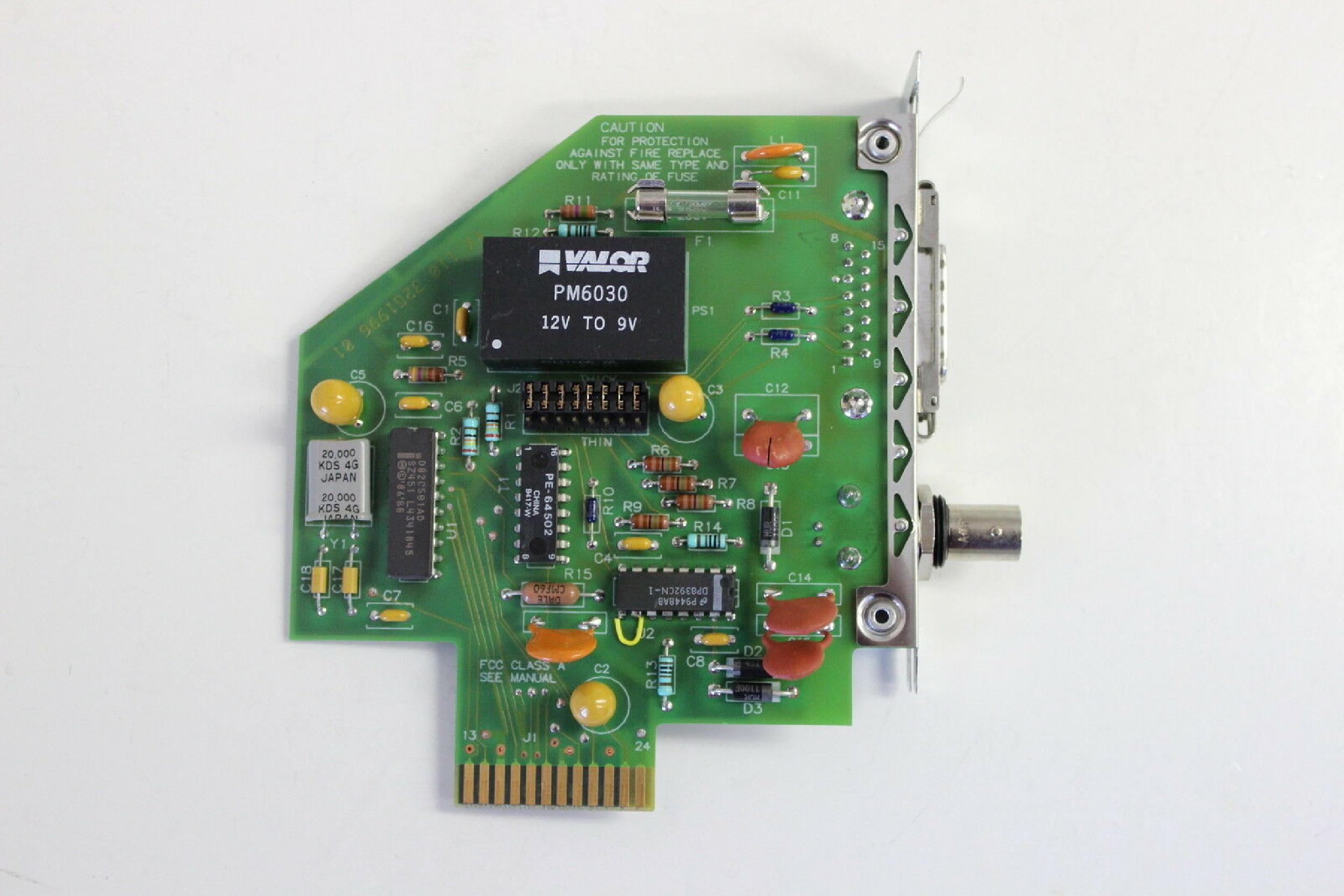 IBM 32G1996 ETHERNET CARD BNC AUI PULLED FROM POWER STATION 360 TYPE 7012