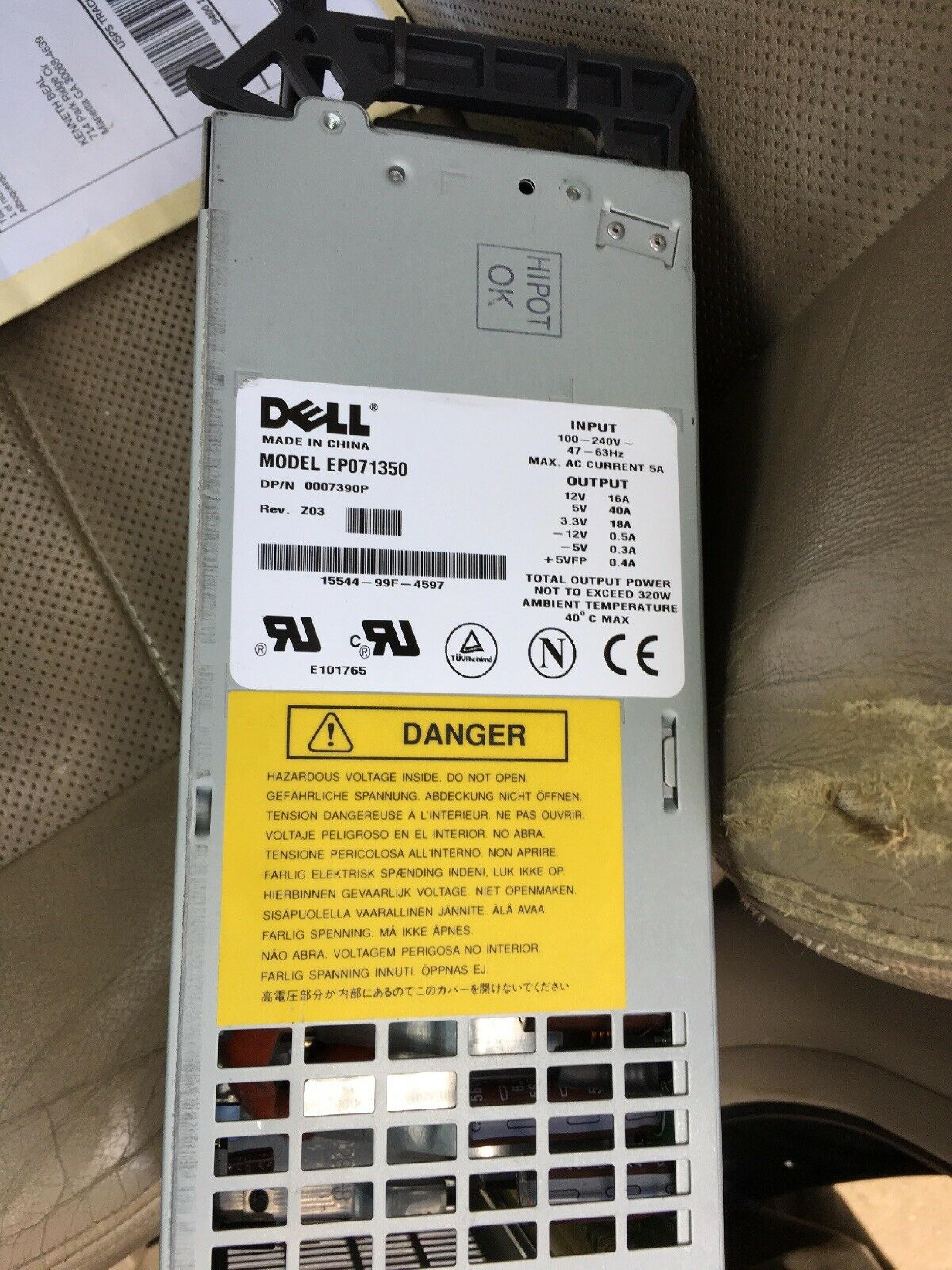 DELL EP071350 POWER SUPPLY 320 WATT