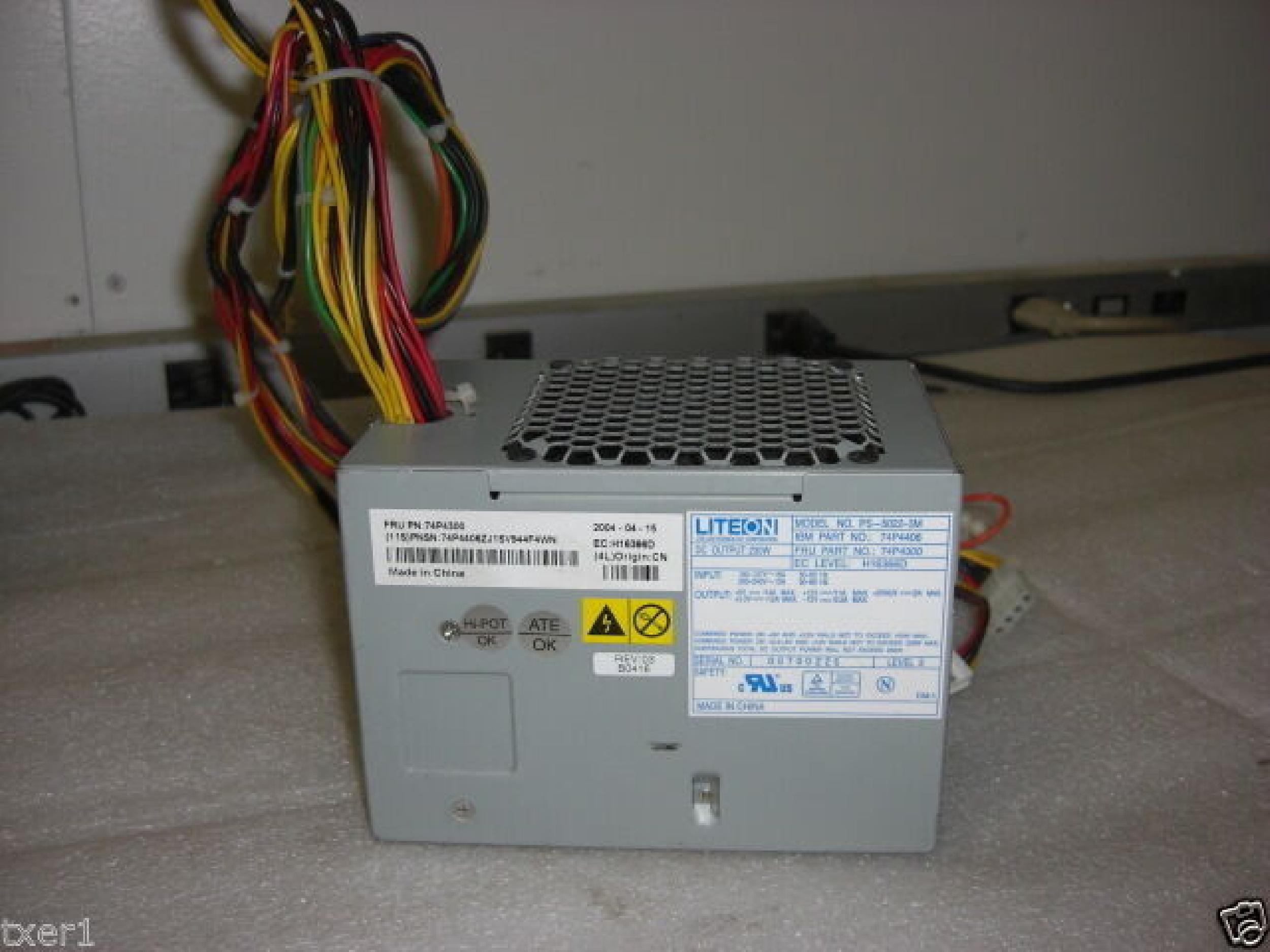 IBM 74P4406 230 WATT ATX POWER SUPPLY WITH SATA POWER