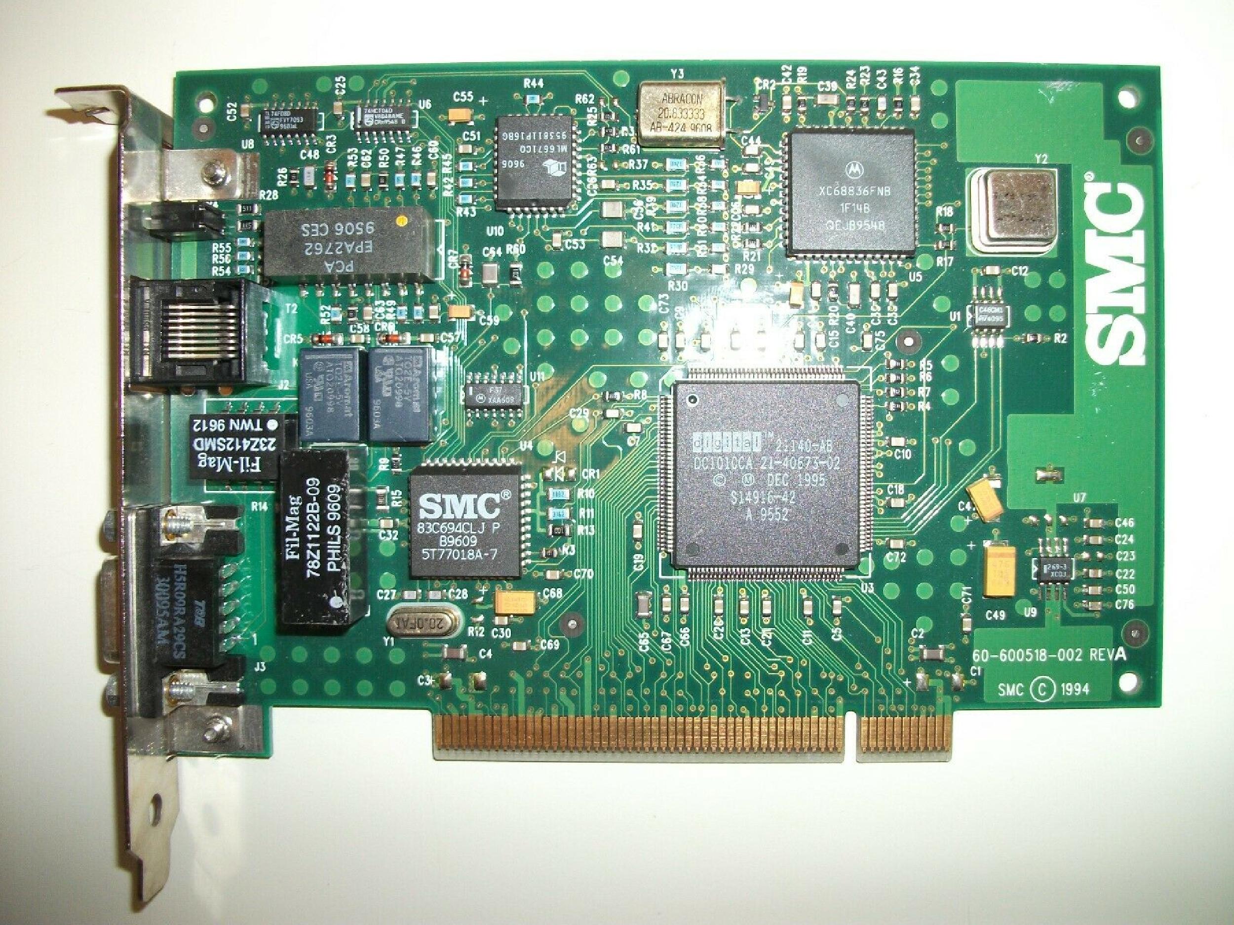 SMC / STANDARD MICROSYSTEMS CORPORATION 9332DST ETHER POWER 10/100 PCI NIC