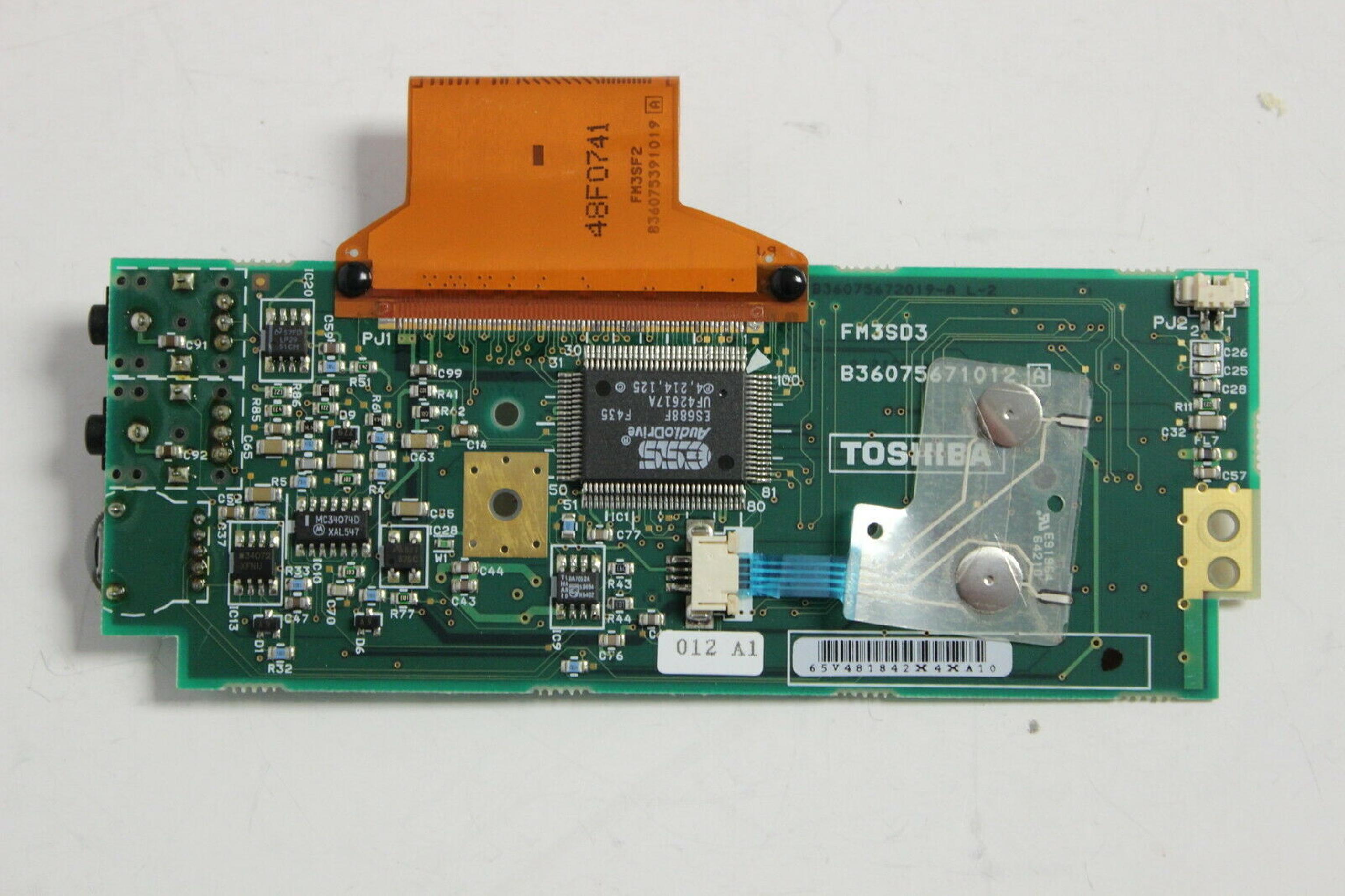 TOSHIBA P000210090 SOUND BOARD FOR PORTEGE 610CT 620CT ETC