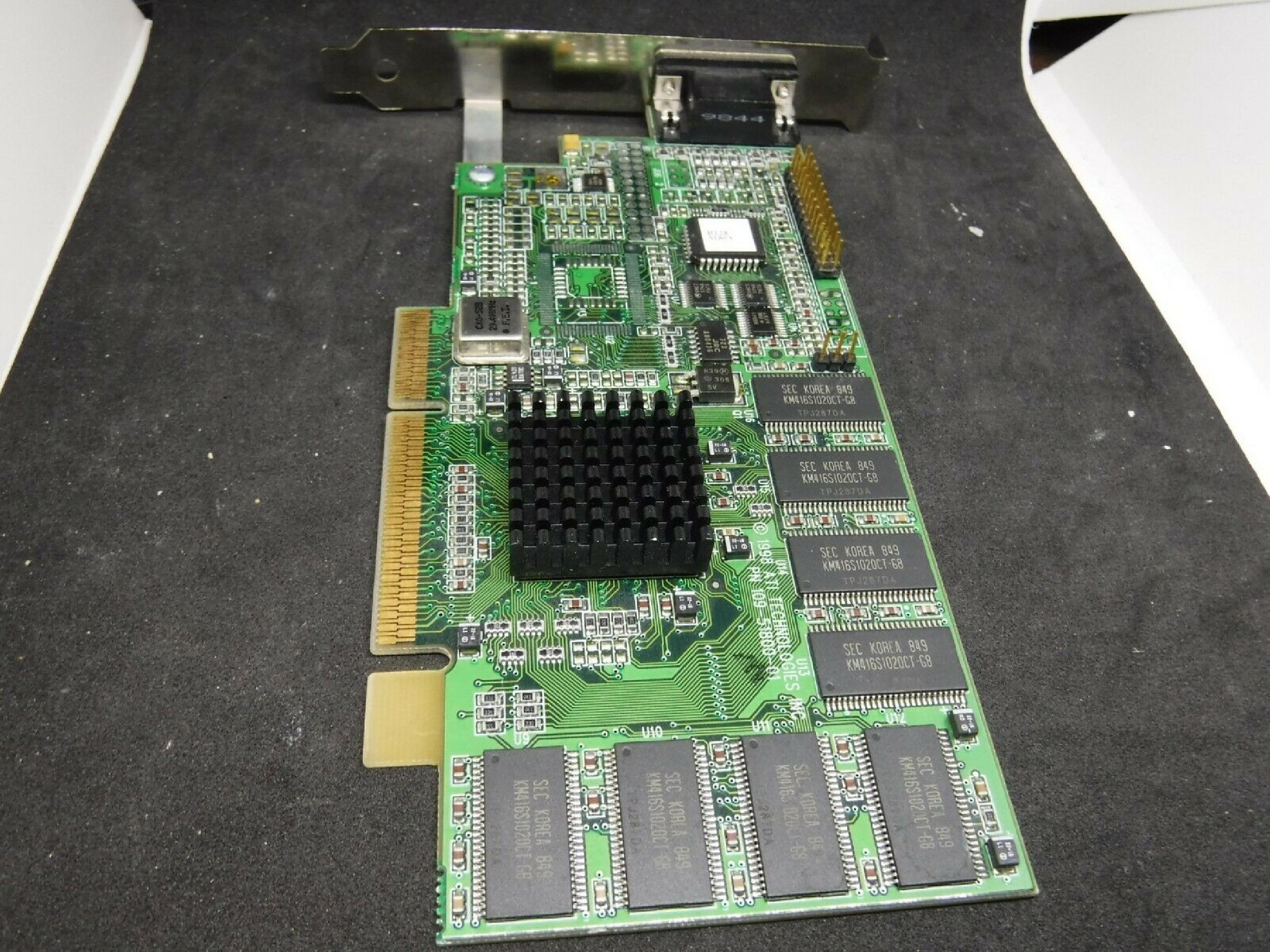 ATI 109-51800-01 16MB AGP VIDEO CARD RAGE PRO 128 WITH VGA PORT