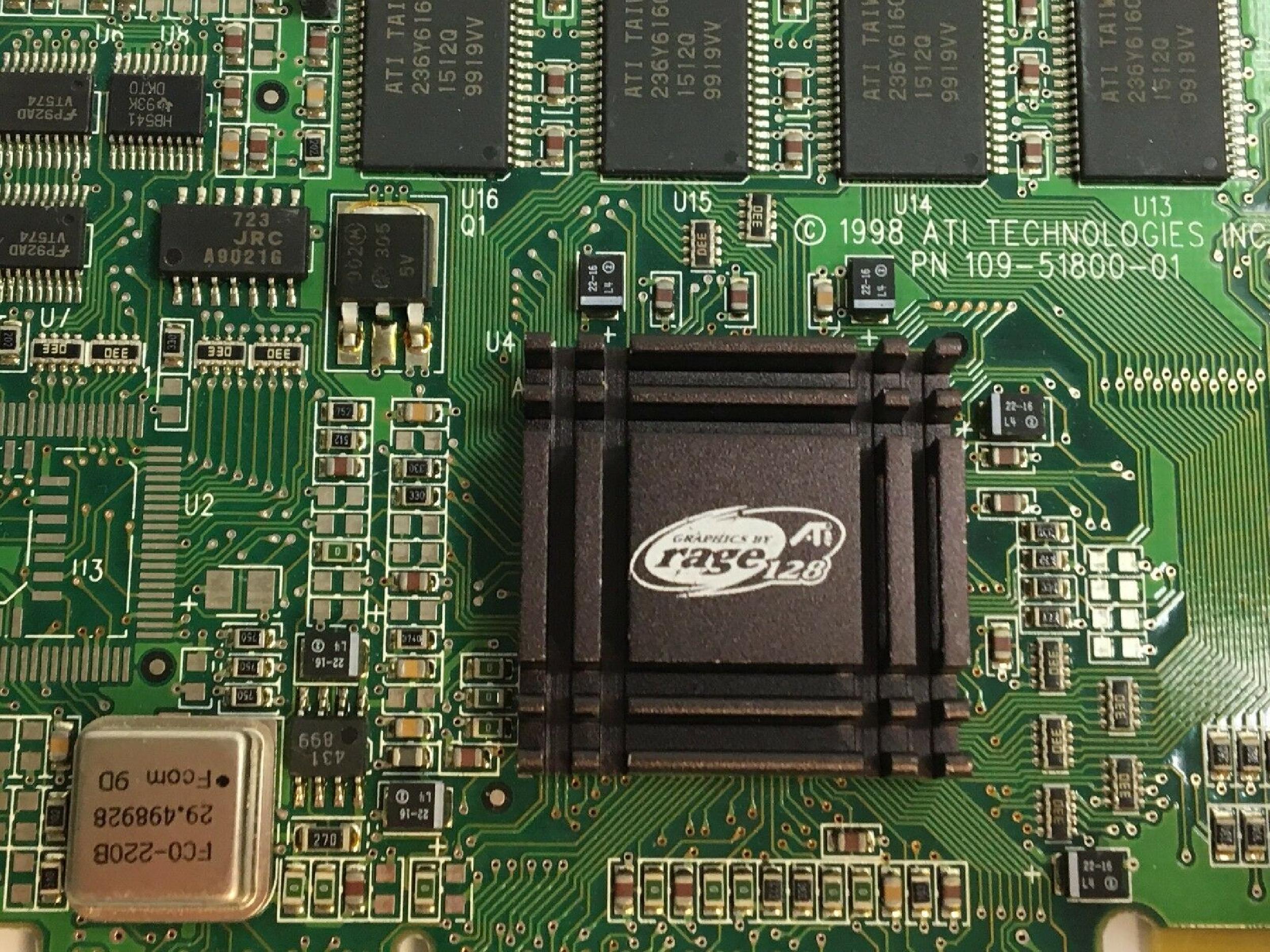 ATI 1025181000 16MB AGP VIDEO CARD RAGE PRO 128 WITH VGA PORT