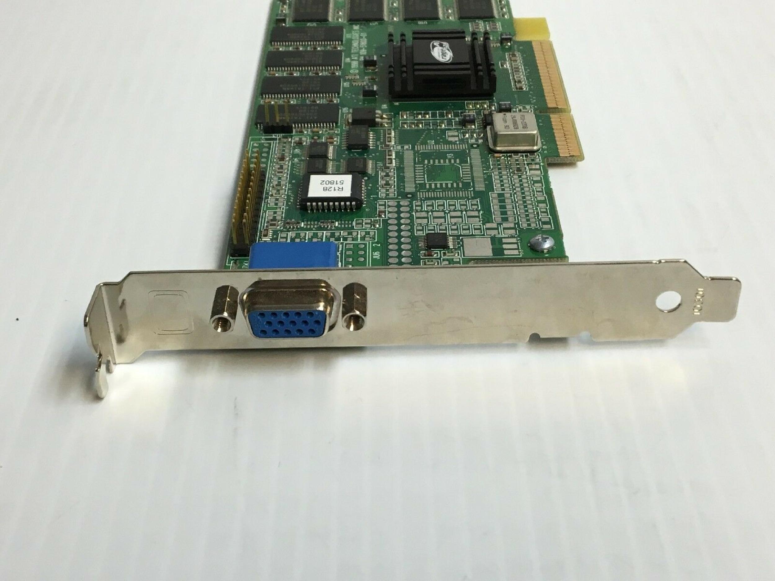 ATI 1025181000 16MB AGP VIDEO CARD RAGE PRO 128 WITH VGA PORT