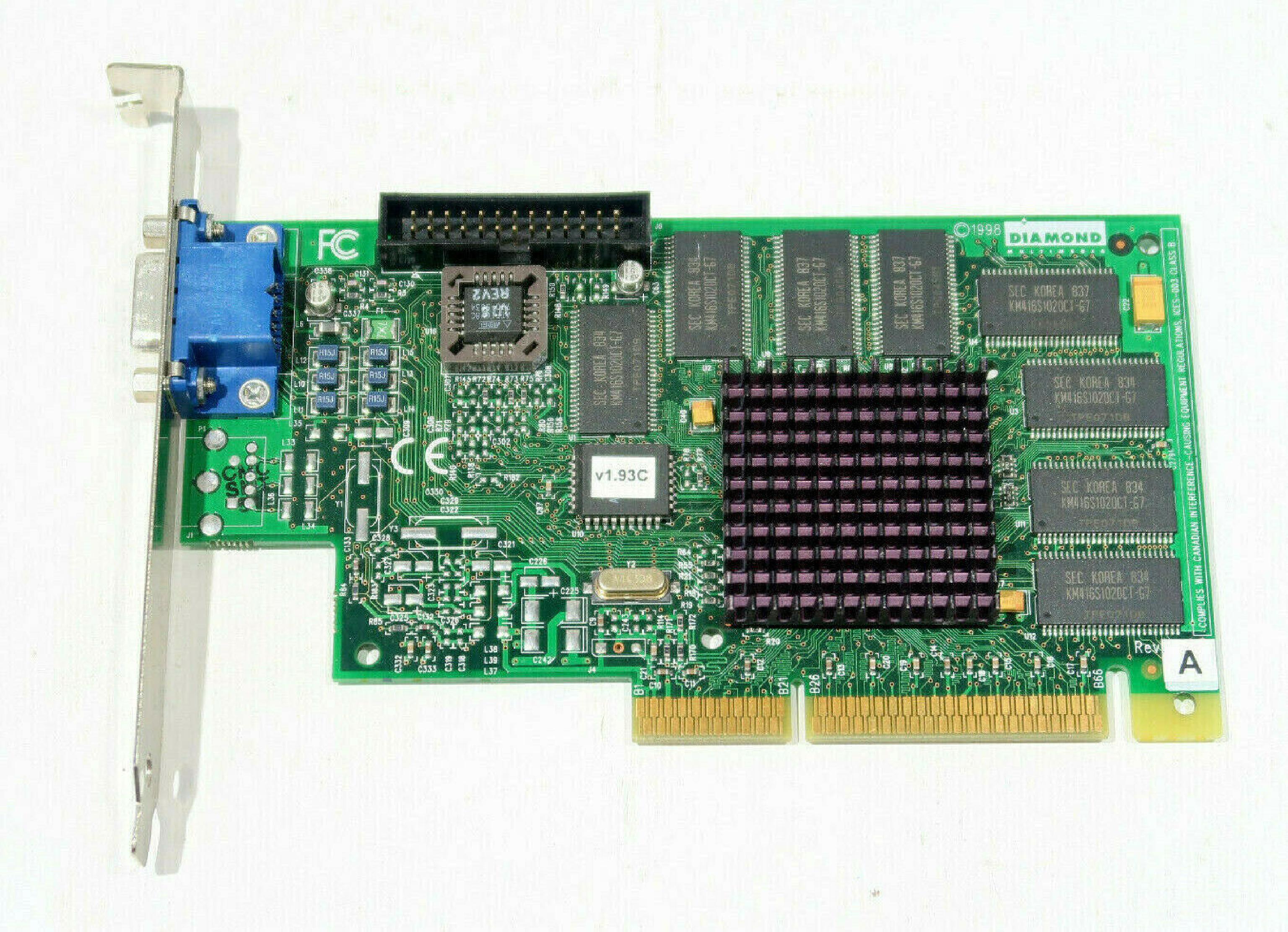 DIAMOND 23230085-103 16MB AGP CARD