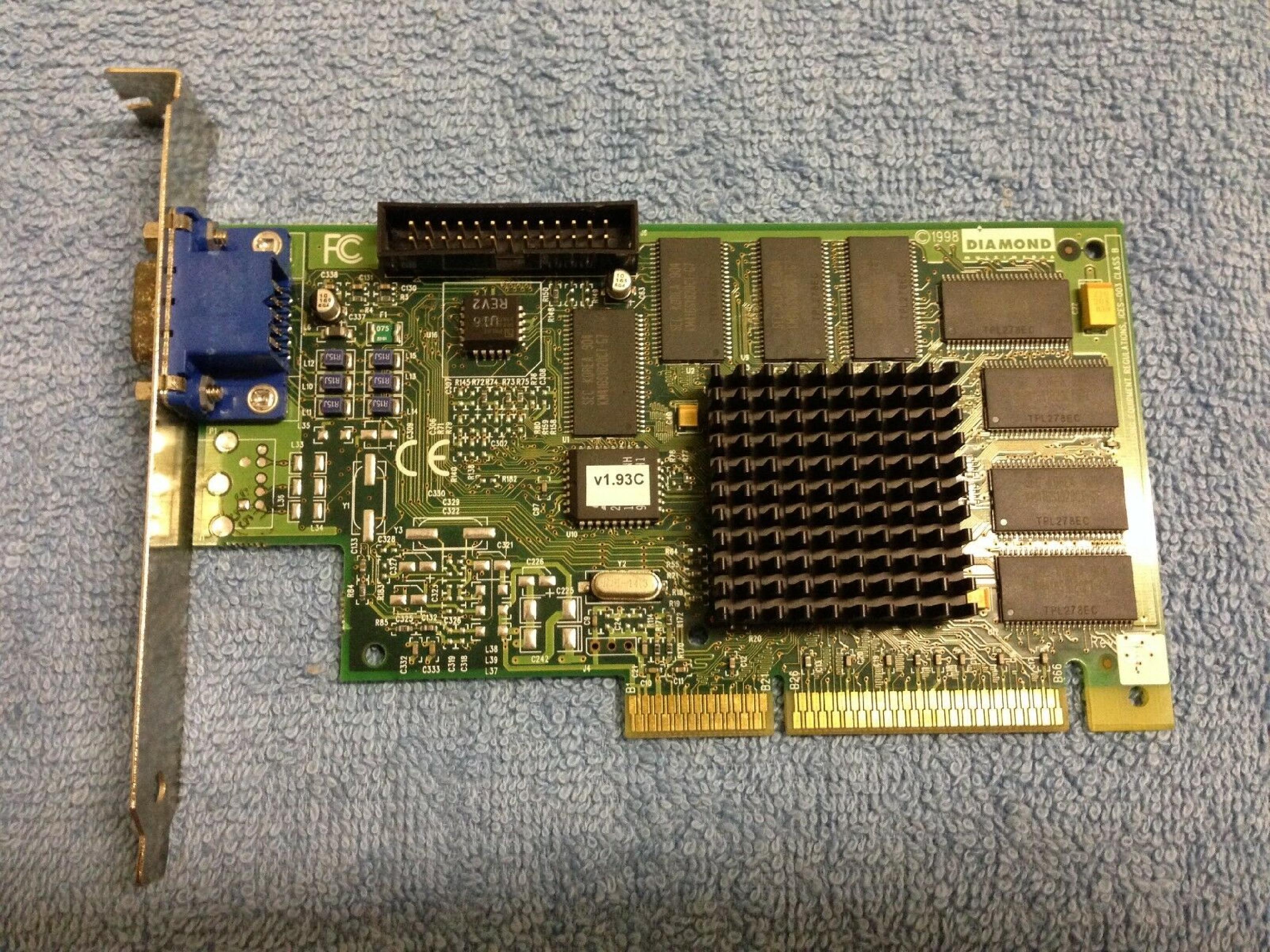 DIAMOND 23230085-103 16MB AGP CARD