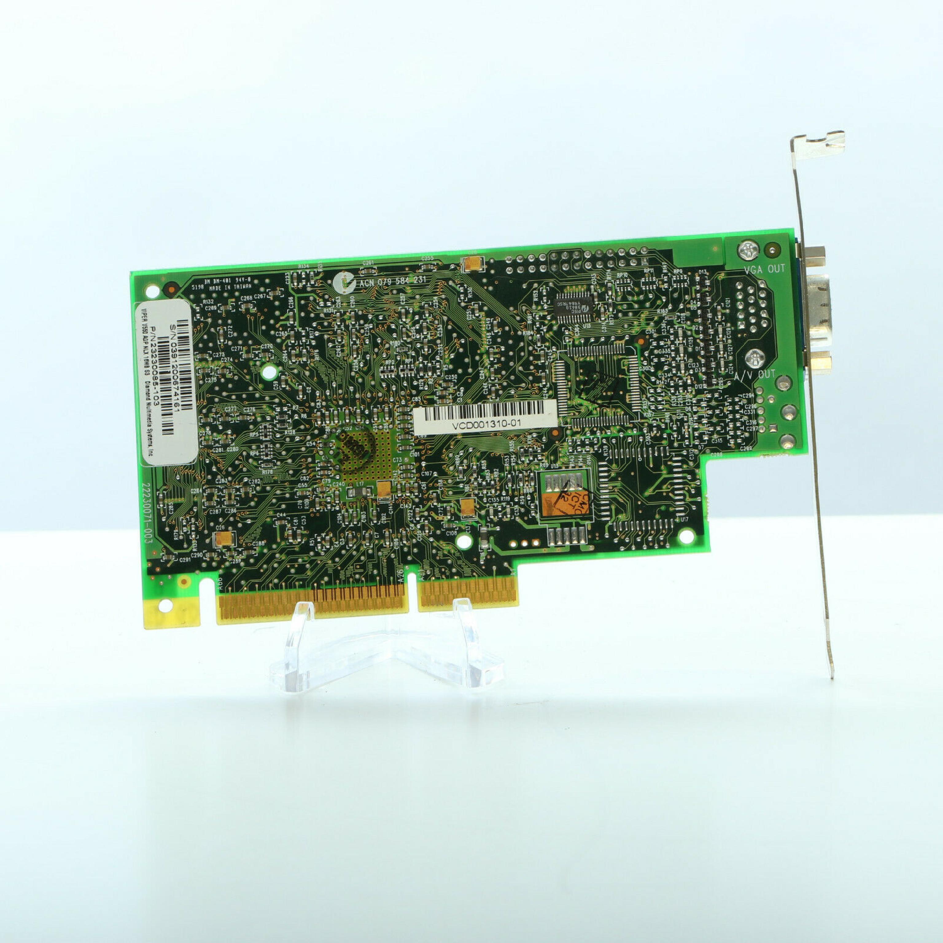 DIAMOND VCD001310-01 16MB AGP CARD