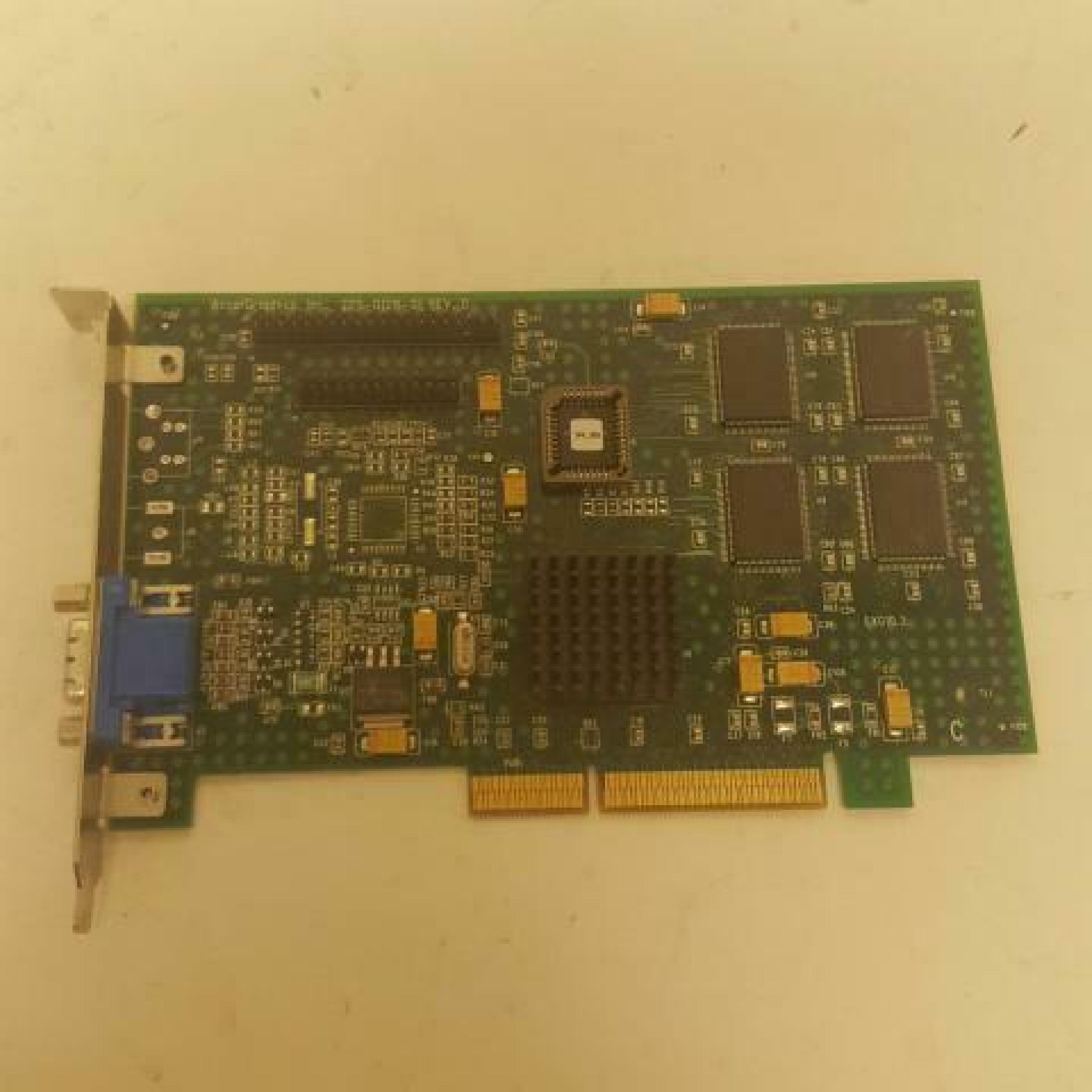 ACCELGRAPHICS / VISIONTEK 225-0128-01 AGP VIDEO ADAPTER 8MB CARD WITH VGA OUTPUT