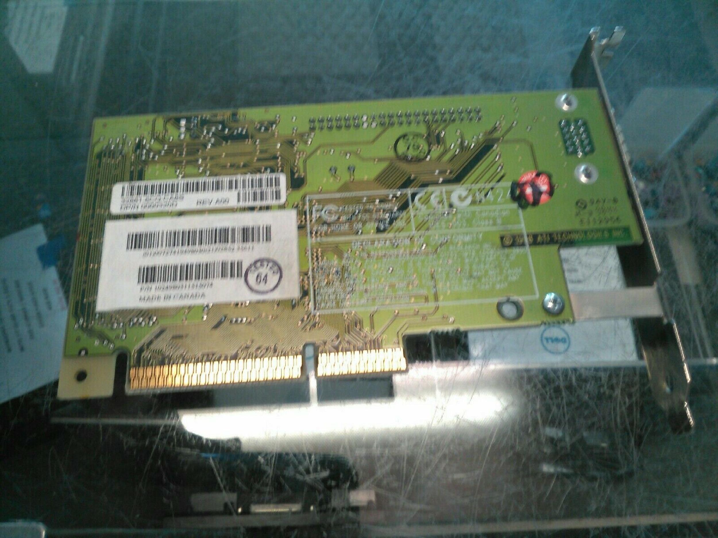 ATI 109-49800-10 RAGE PRO TURBO AGP 8MB VIDEO CARD VGA OUT WITH PORT