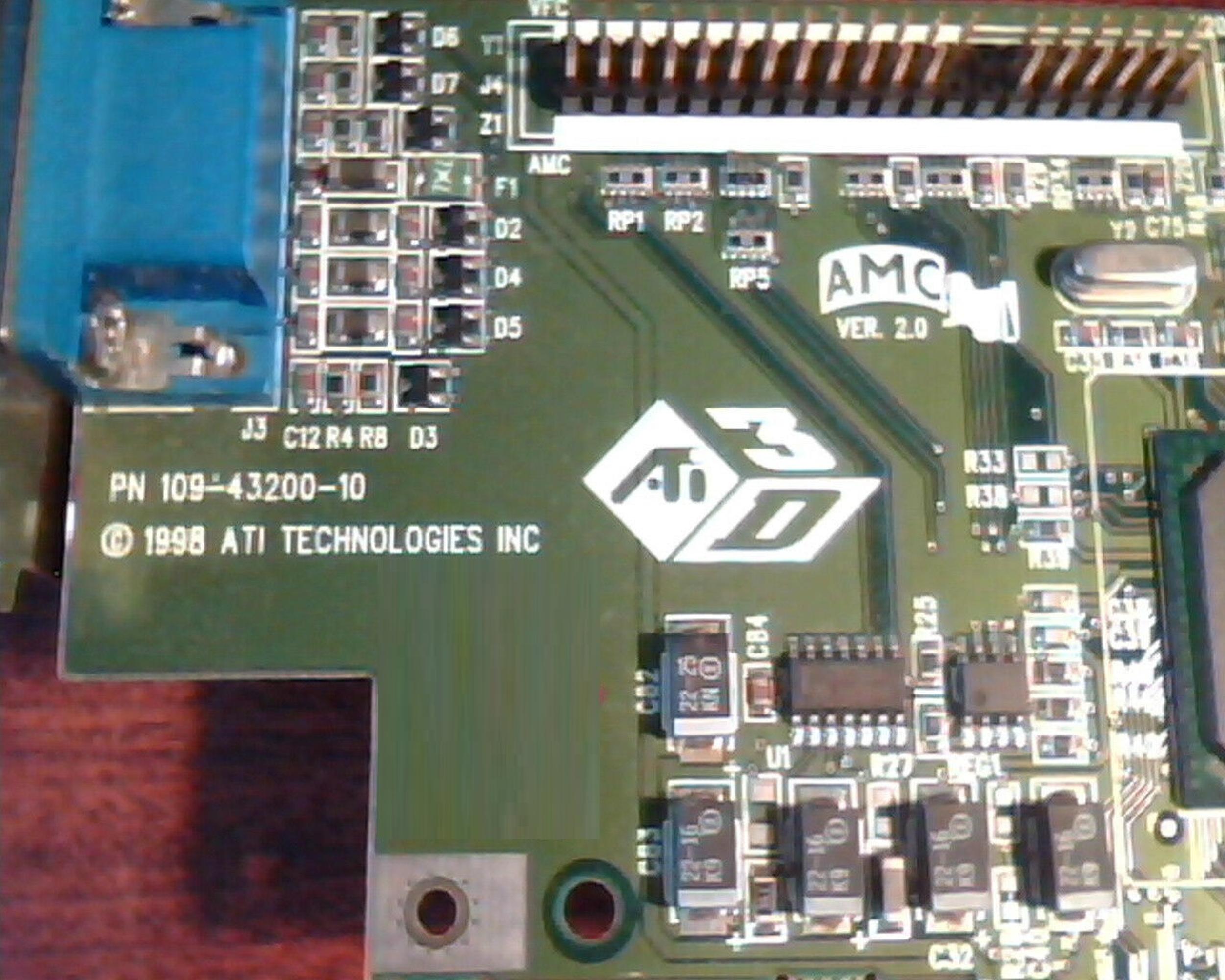 ATI N424 RAGE PRO TURBO AGP 8MB VIDEO CARD VGA OUT