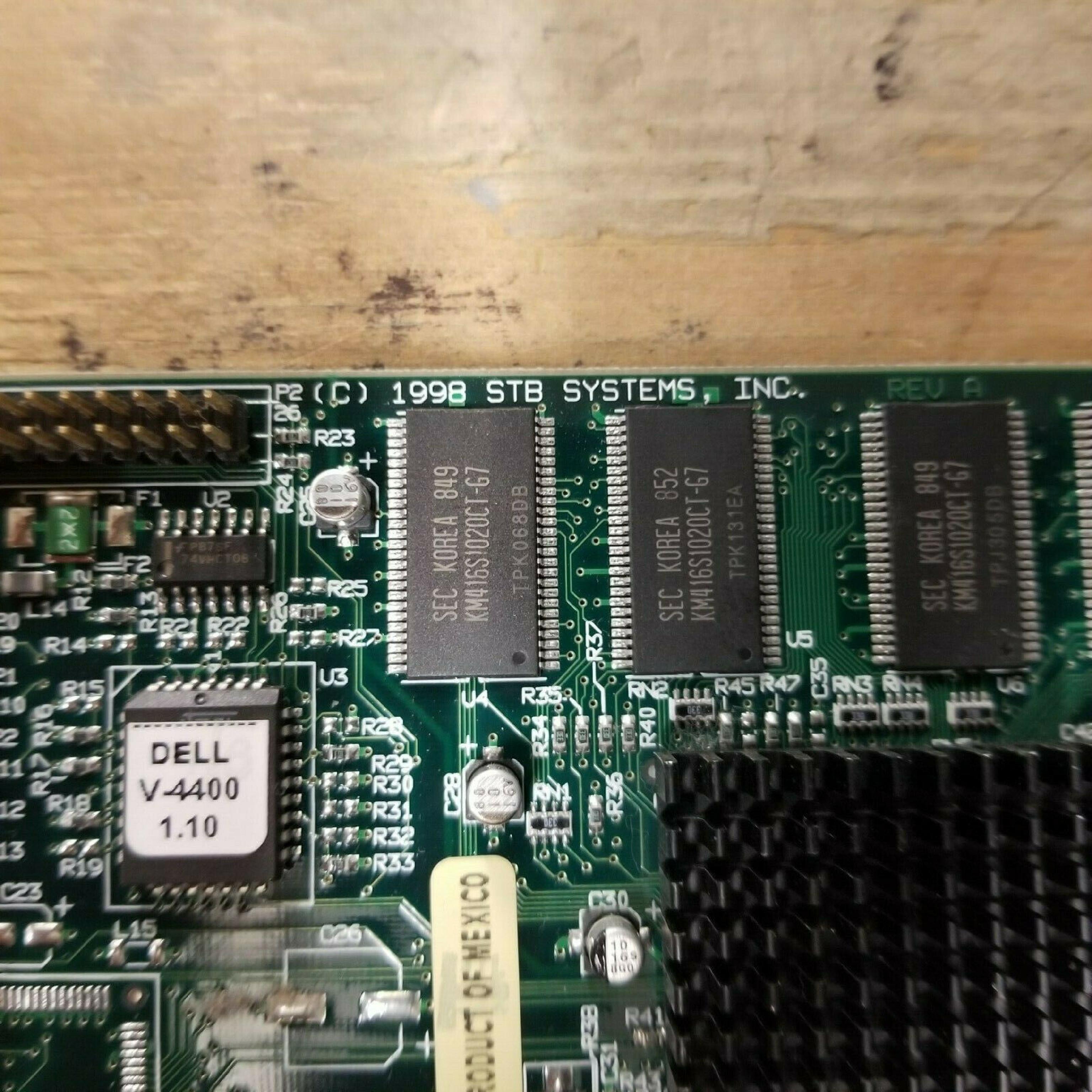 STB SYSTEMS INC 210-0348-001 16MB AGP CARD VIDEO WITH VGA OUTPUT