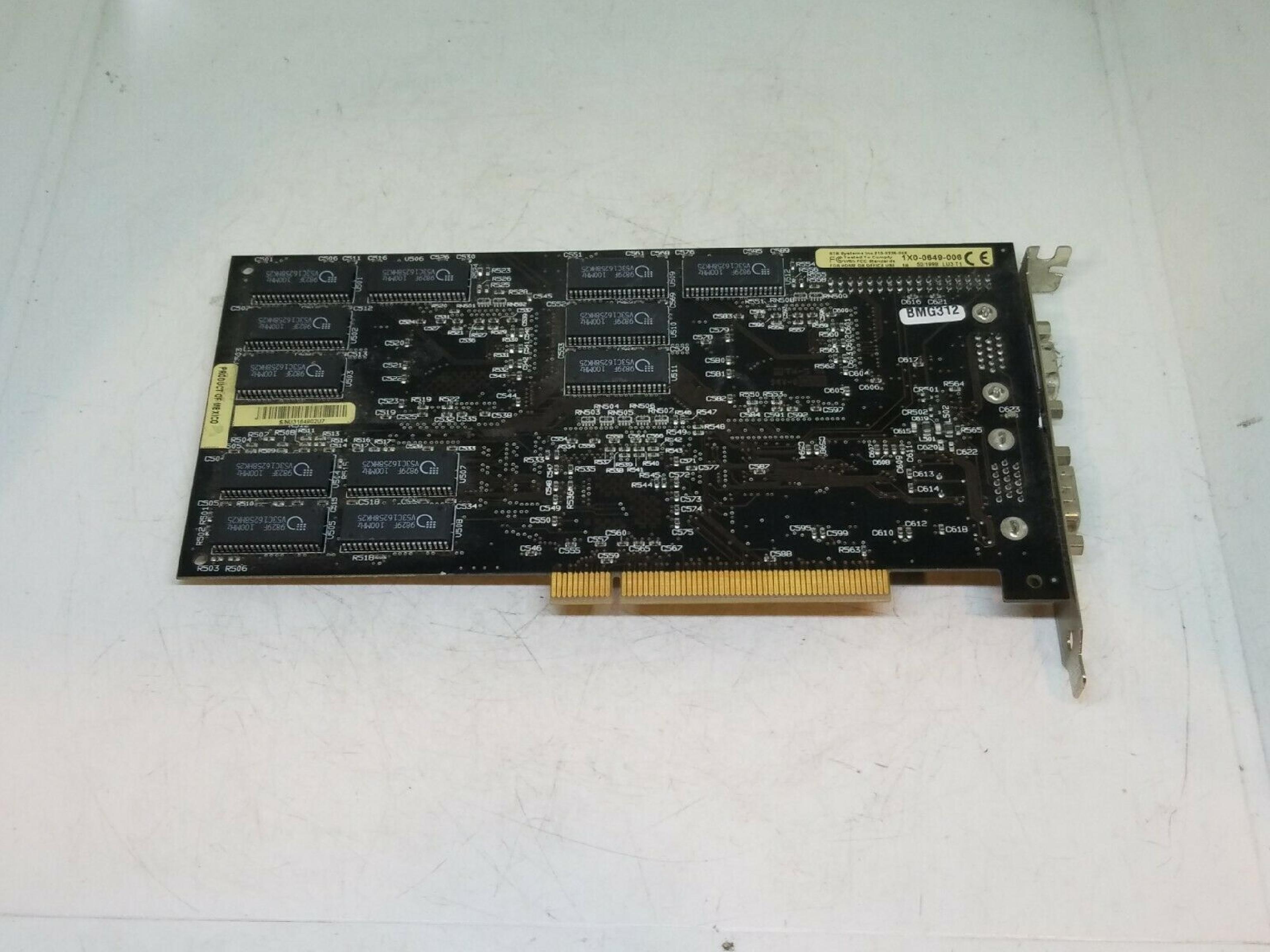 STB SYSTEMS INC 210-0348-001 16MB AGP CARD VIDEO WITH VGA OUTPUT