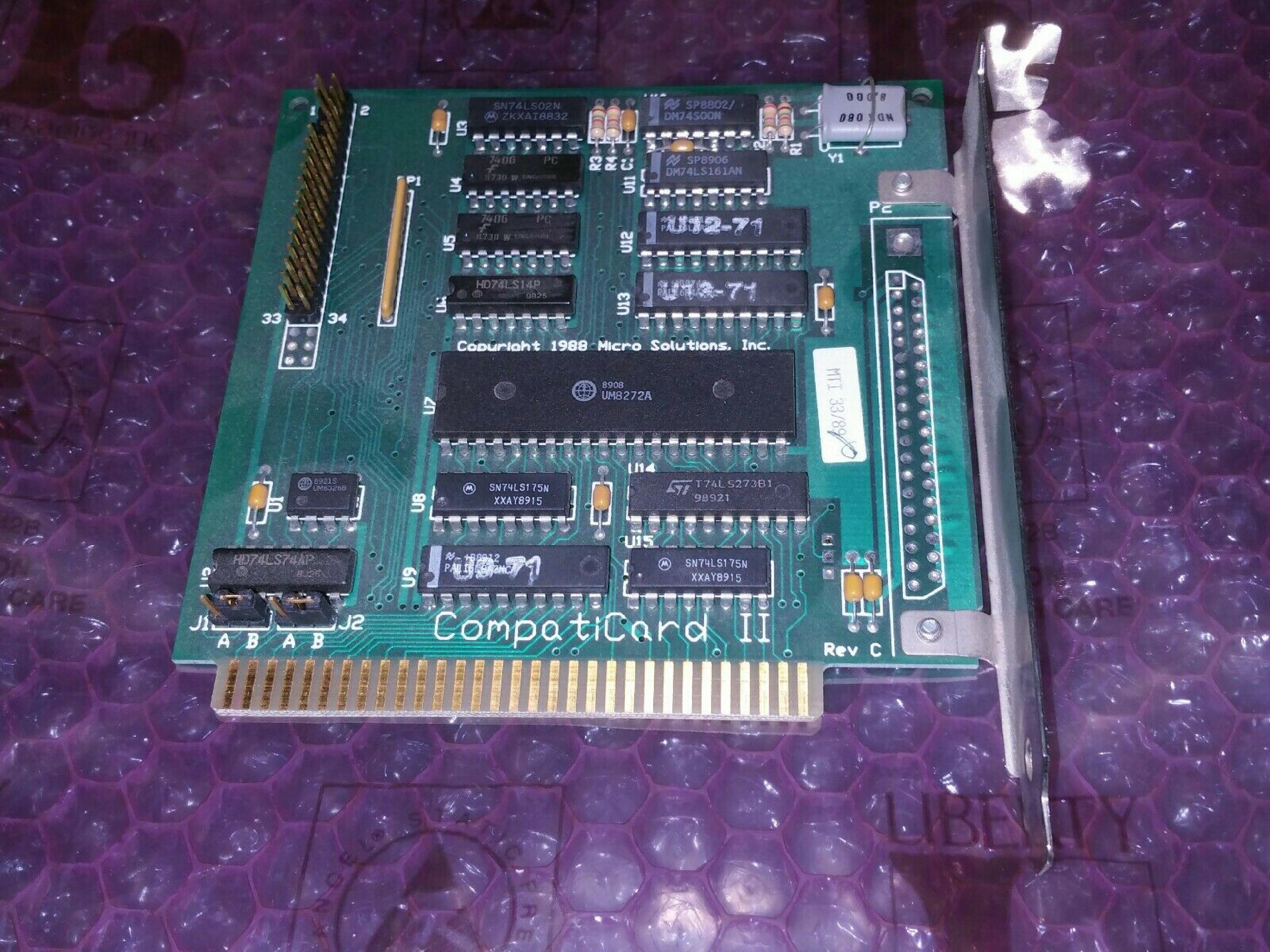 IBM FDC 8BIT ISA FLOPPY CONTROLLER WITH EXTERNAL 37PIN PORT