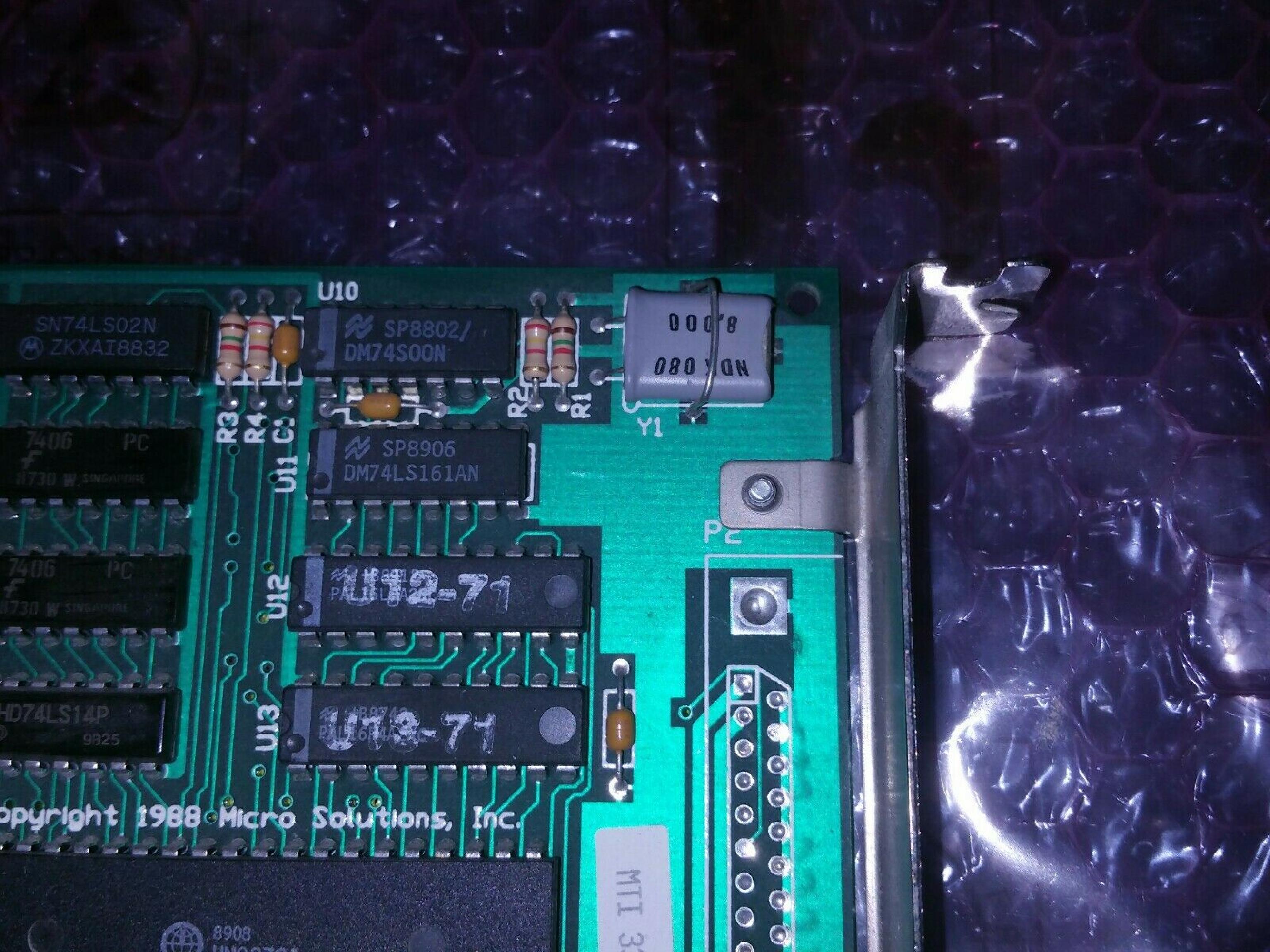 IBM FDC 8BIT ISA FLOPPY CONTROLLER WITH EXTERNAL 37PIN PORT