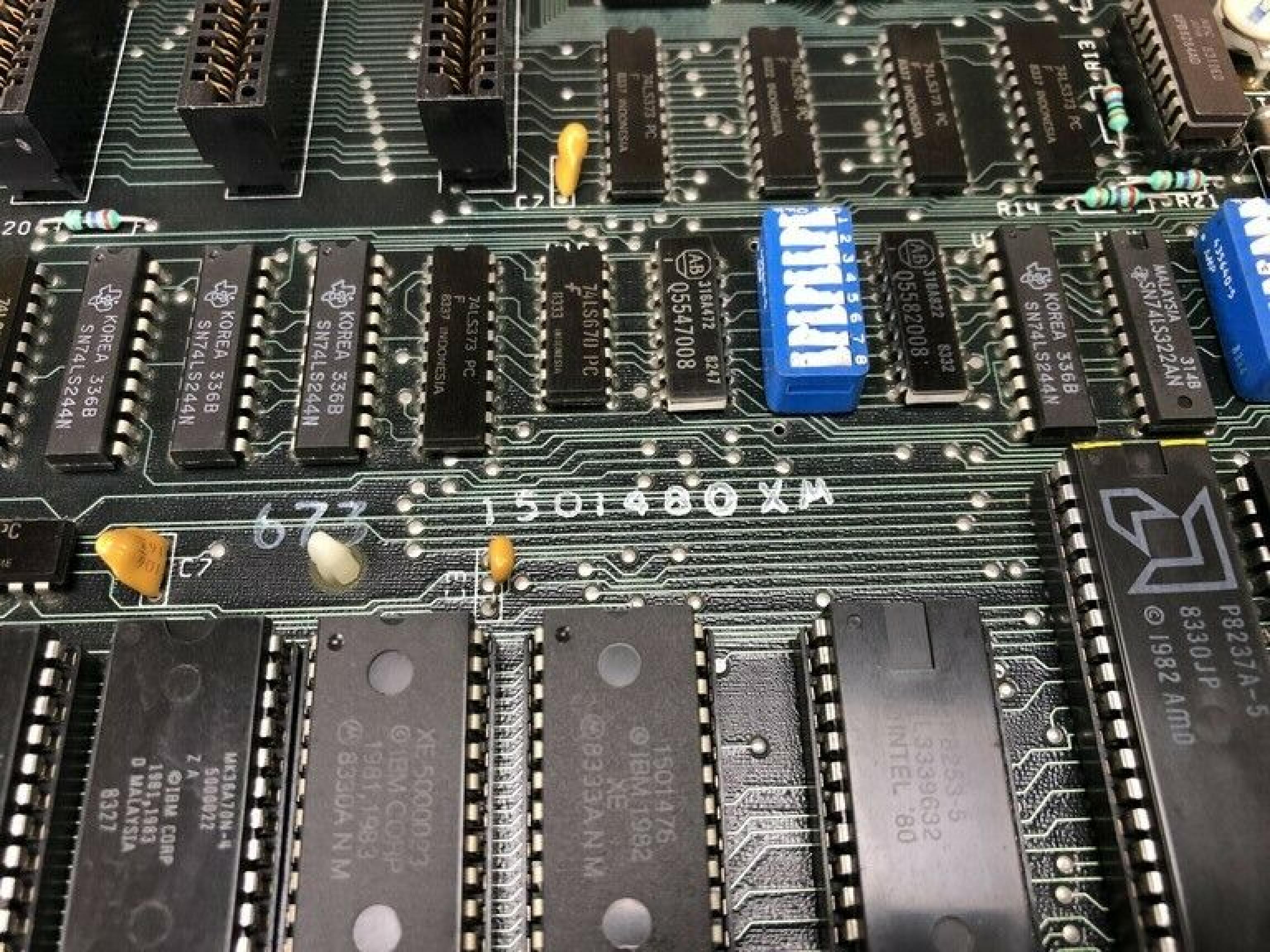 IBM / INTEL 1501480 PC OR XT SYSTEMBOARD 8BIT 8086 SYSTEM BOARD ISA STYLE MOTHER 8088