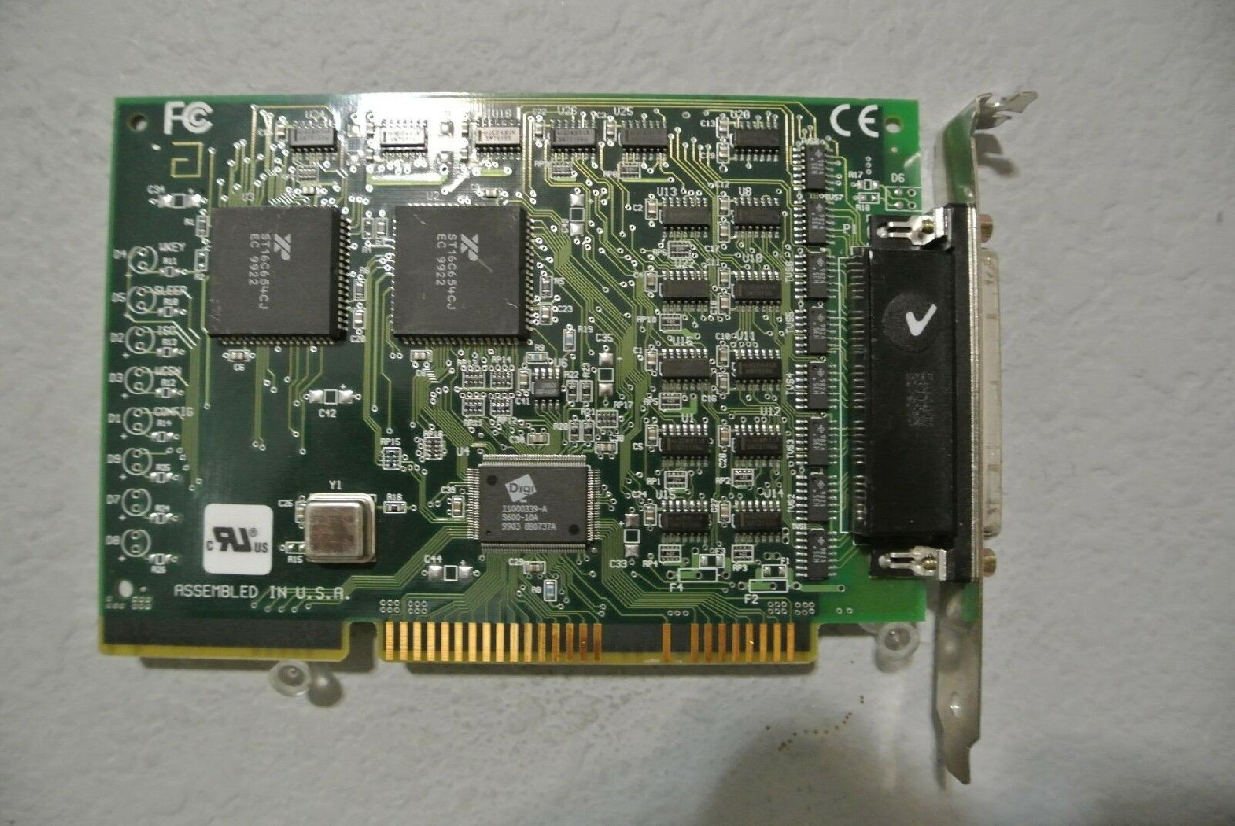DIGI INTERNATIONAL 50600070-01 CLASSICBOARD 8 16654 UART RS232