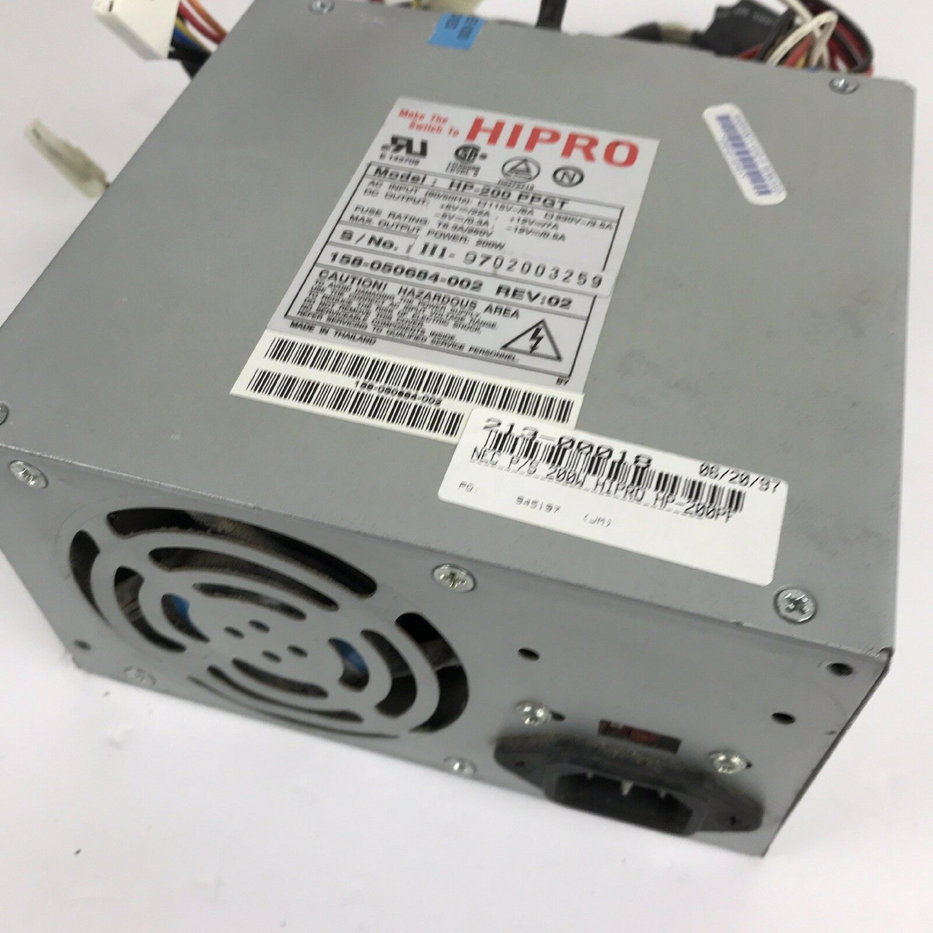 HIPRO HP-200 PPGT POWER SUPPLY 200 WATT AT STYLE