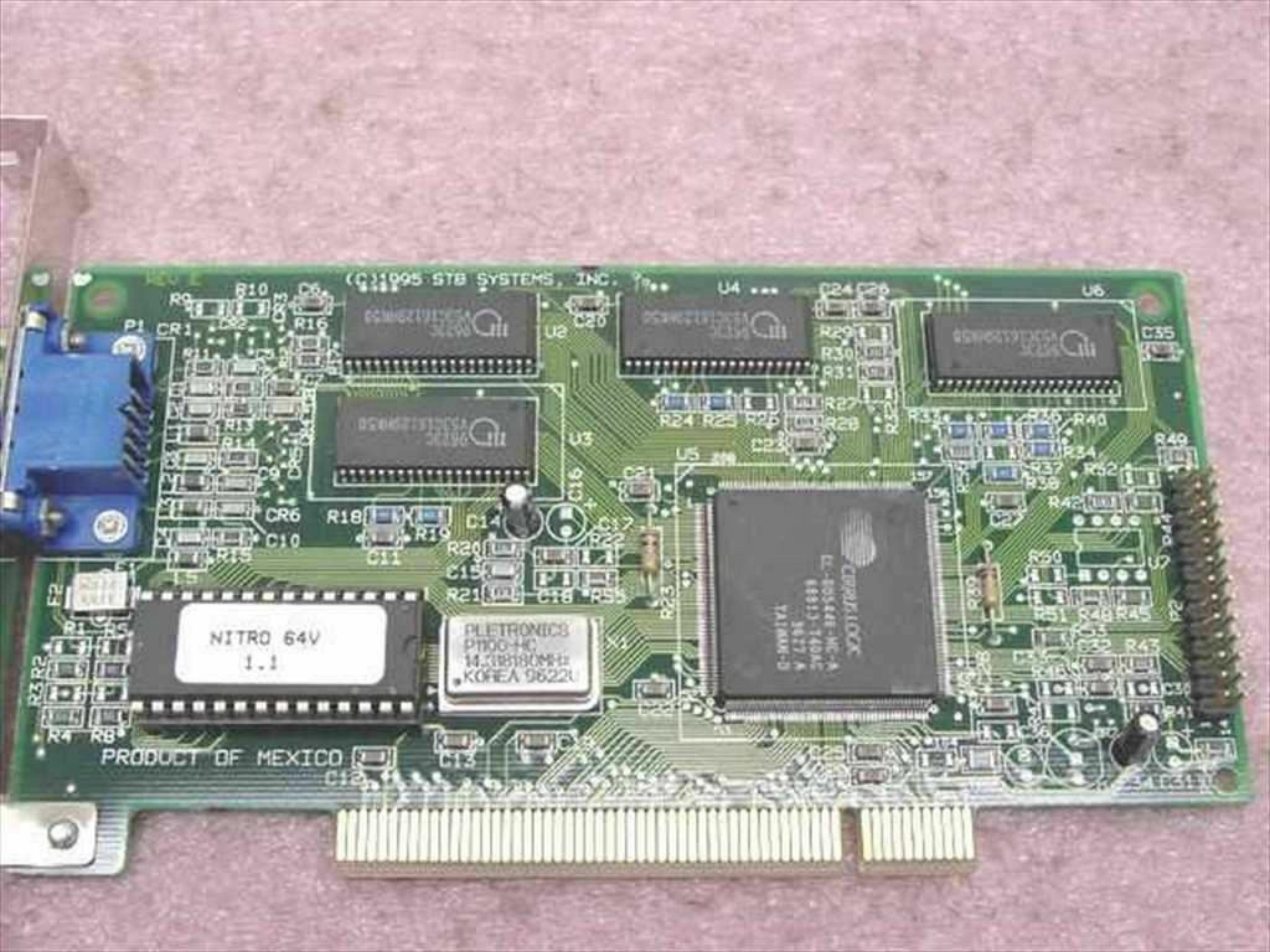 STB SYSTEMS INC 1X0-0406-307 NITRO 64V 1.1 PCI