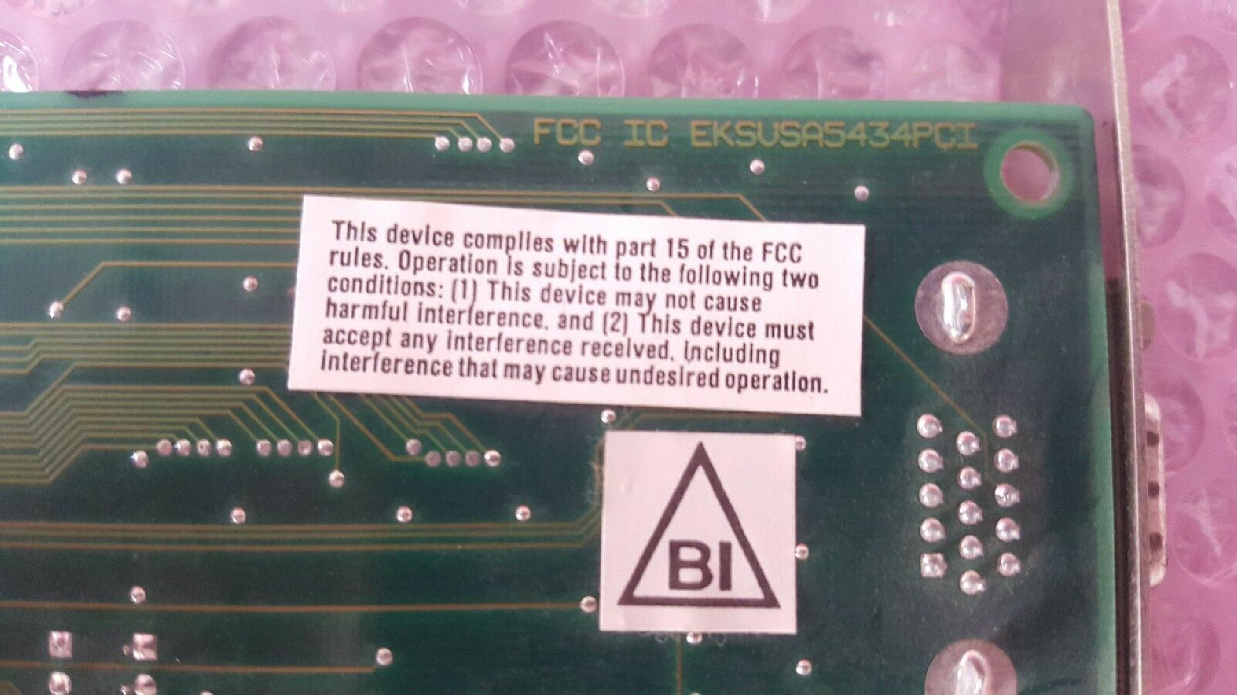 STB SYSTEMS INC EKSUSA5434PCI NITRO 64V 1.1 PCI