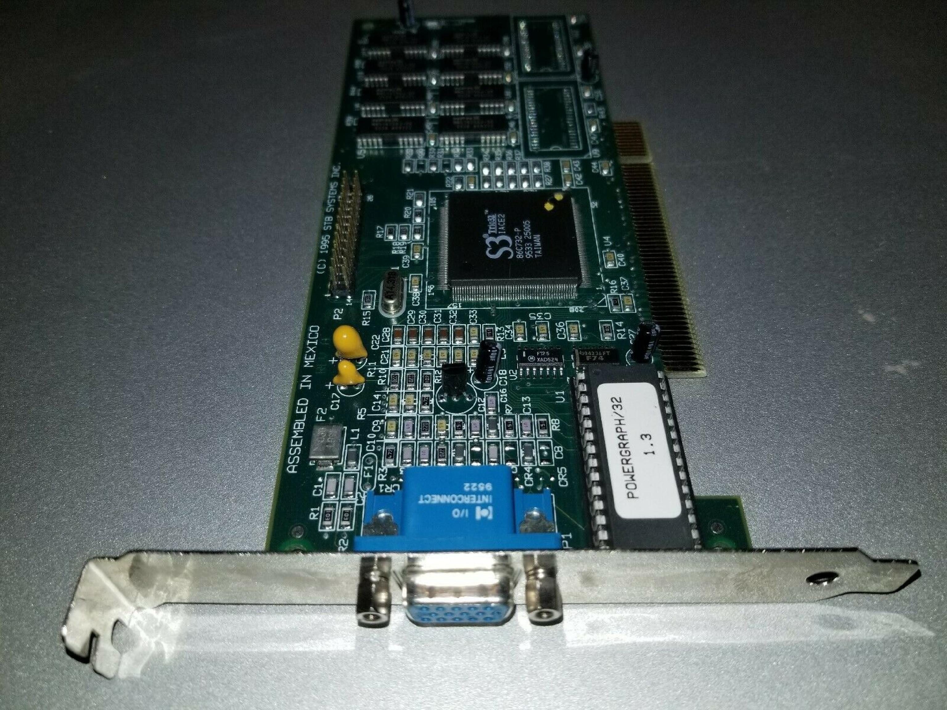 STB SYSTEMS INC 1X0-0331-307 POWERGRAPH/32 1 MB PCI VIDEO CARD