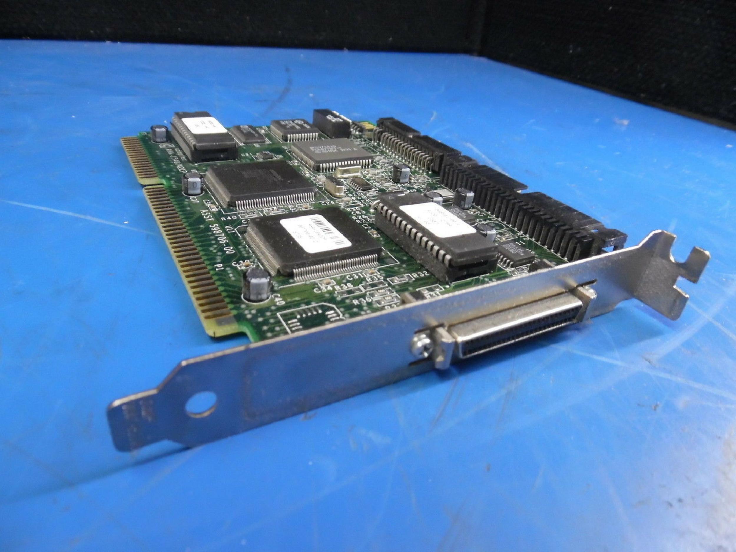 ADAPTEC AHA-1540/42CP ISA SCSI CARD INTERNAL 50 PIN NARROW & FD EXTERNAL 50 PIN HD