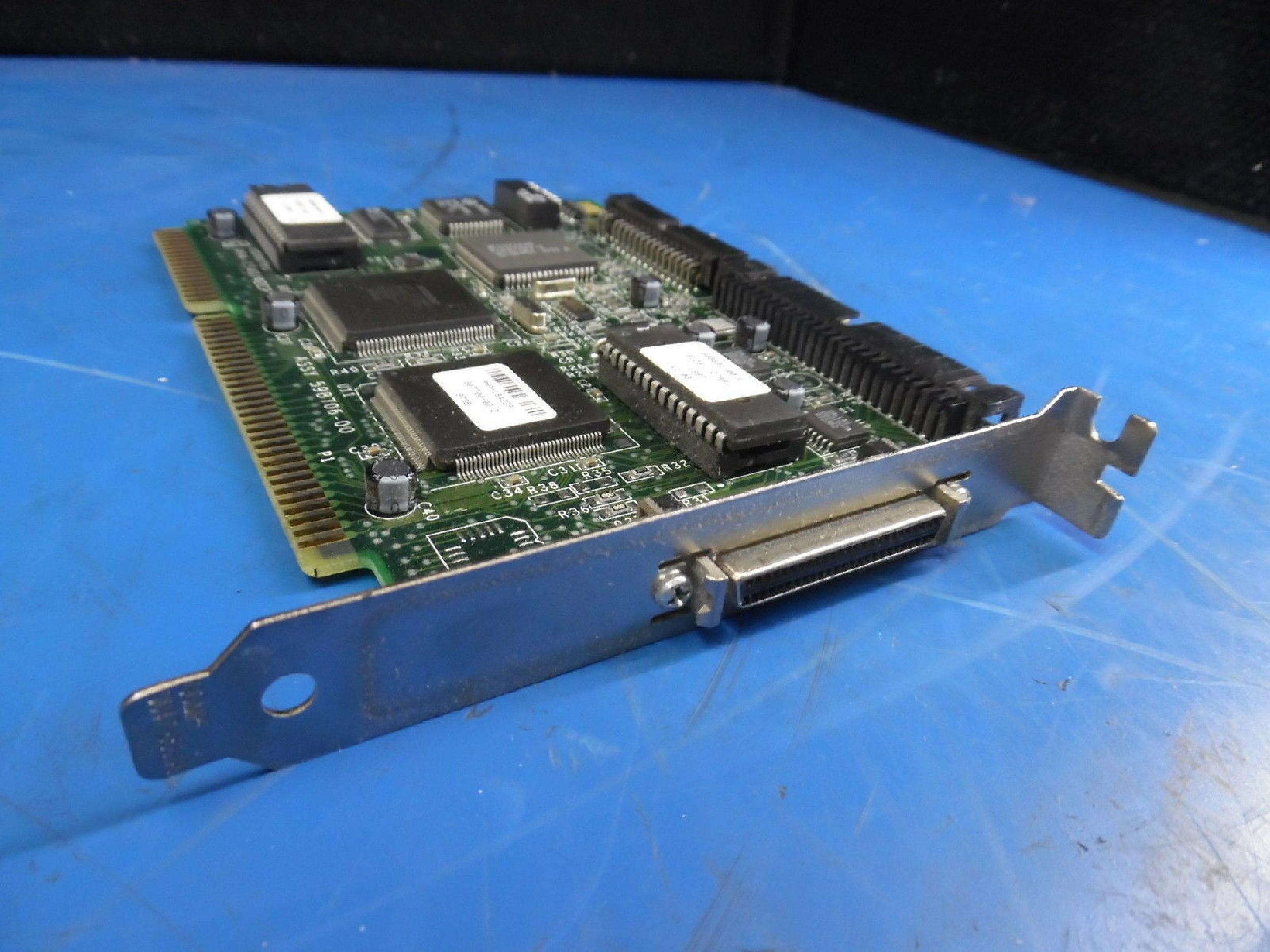 ADAPTEC AHA-1540/42CP ISA SCSI CARD INTERNAL 50 PIN NARROW & FD EXTERNAL 50 PIN HD