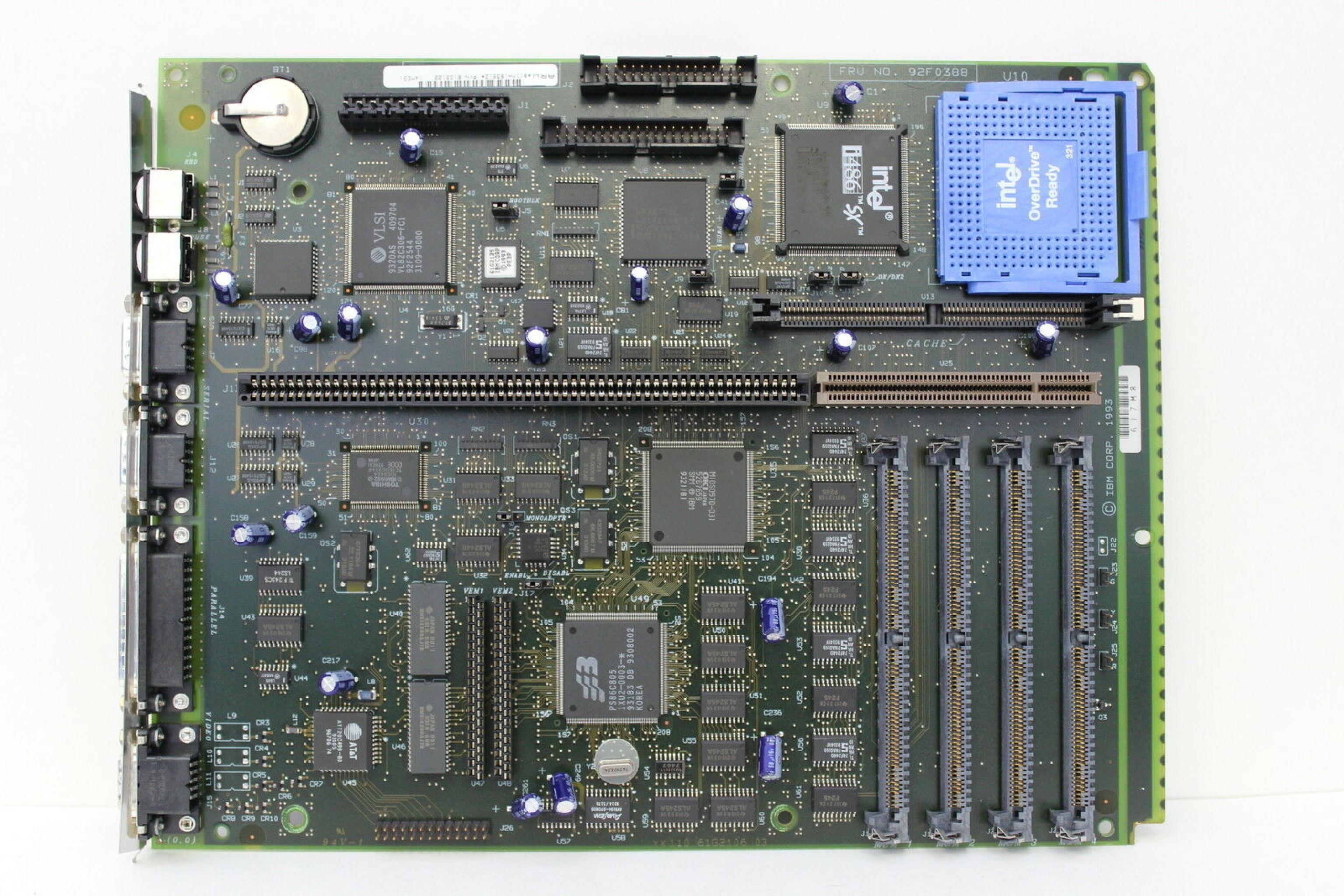 IBM 92F0388 PCB:SYSTEM BOARD 6382 6384 6387 SYSTEM