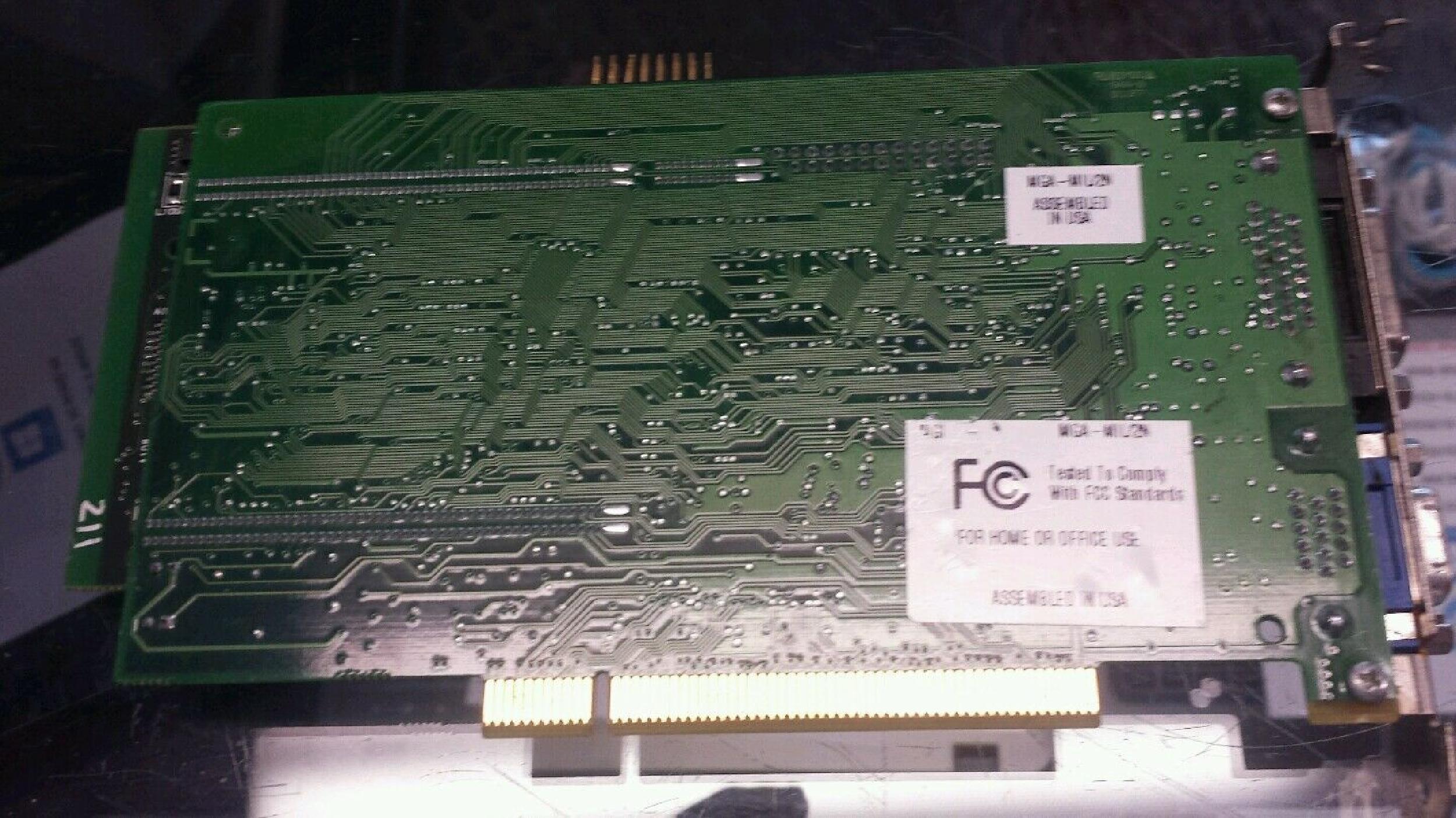 MATROX MGA-MIL/2N MILLENNIUM PCI 2MB VIDEO CARD 4MB WITH VGA AND OUTPUTS OUTPUT MILLENIUM