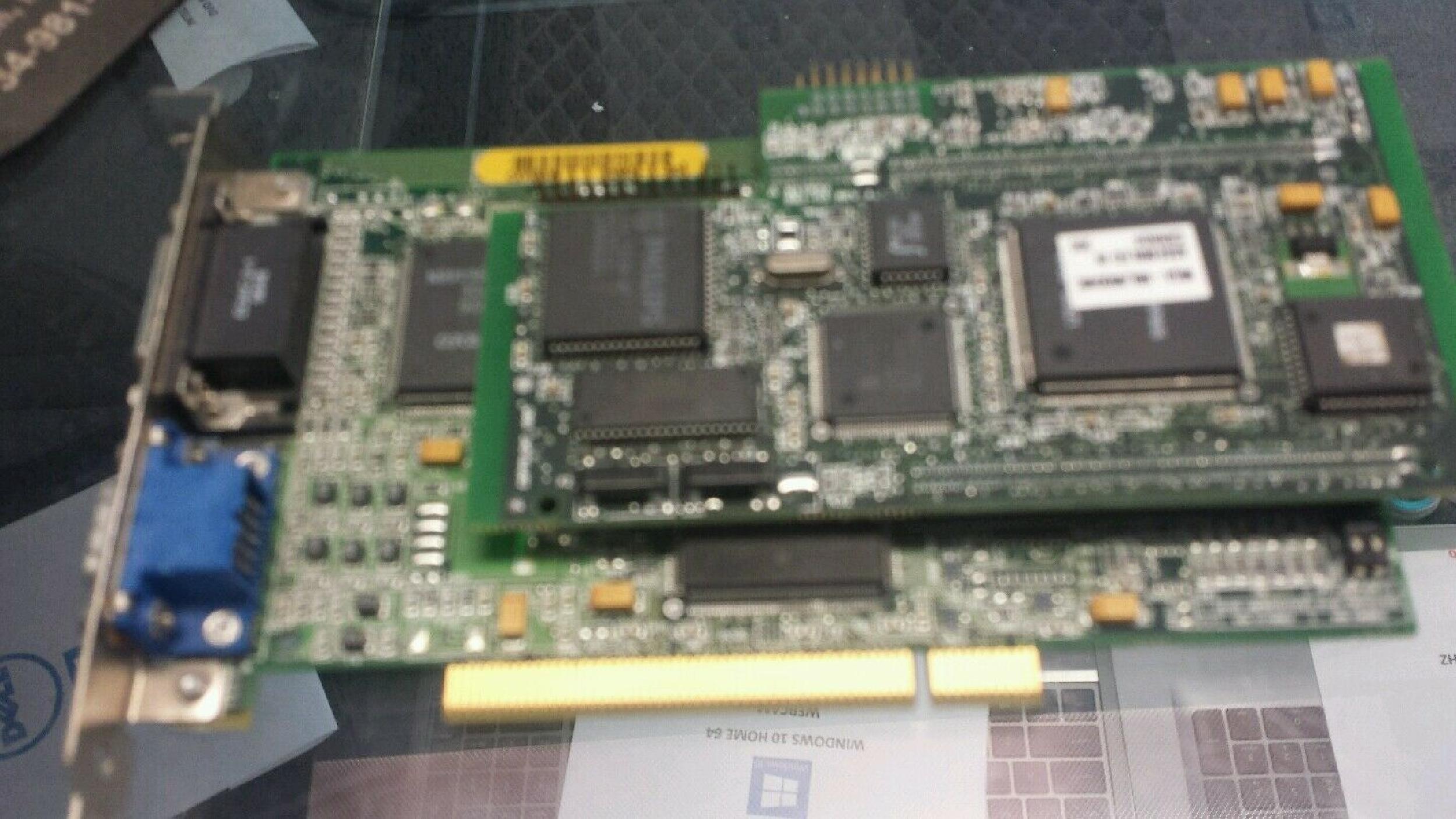 MATROX MGA-MIL/2N MILLENNIUM PCI 2MB VIDEO CARD 4MB WITH VGA AND OUTPUTS OUTPUT MILLENIUM