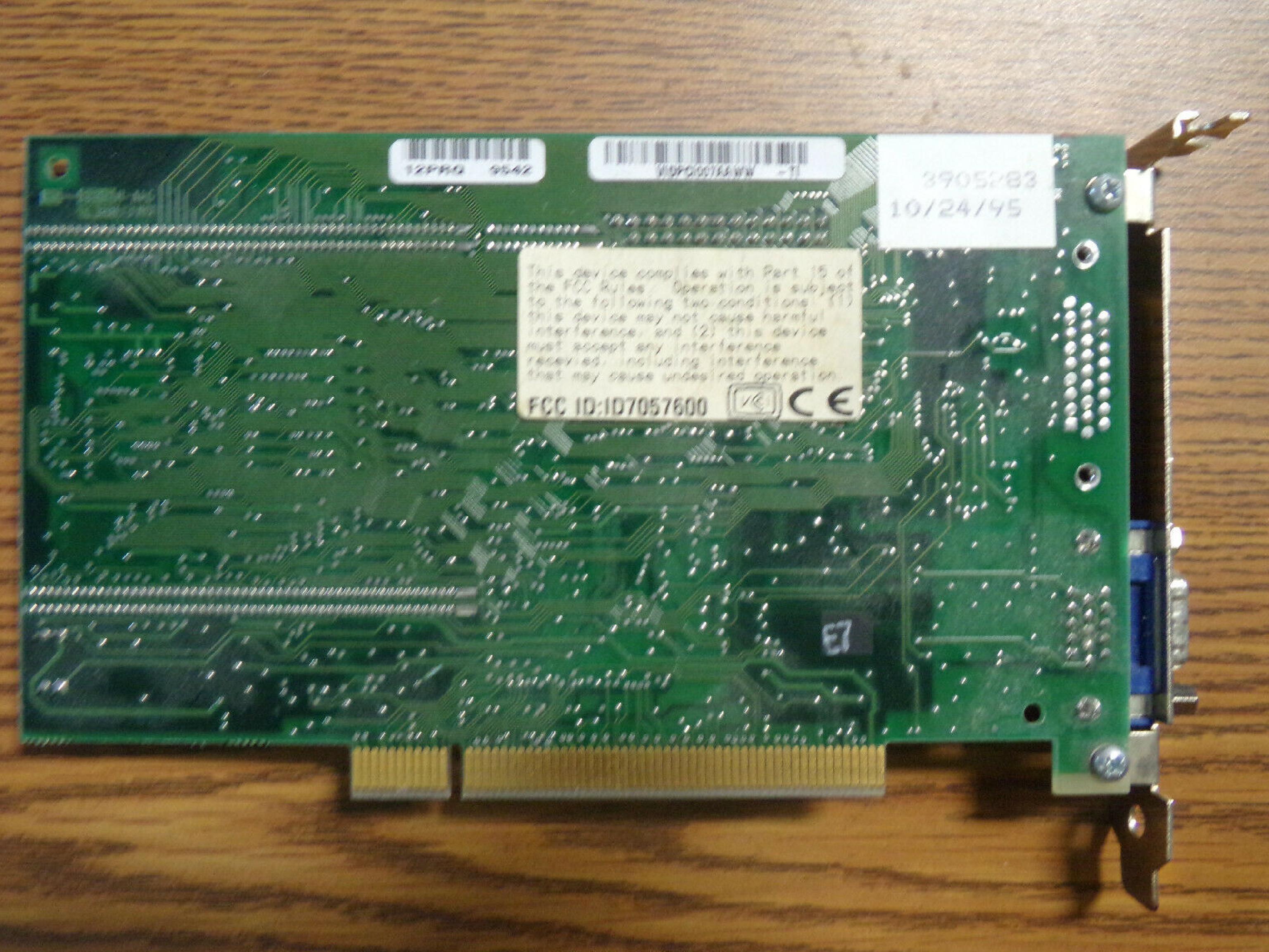 MATROX 576-04 MILLENNIUM PCI 2MB VIDEO CARD 4MB WITH VGA AND OUTPUTS OUTPUT ADAPTER Video card MatroxMGA ID7057600 5509017