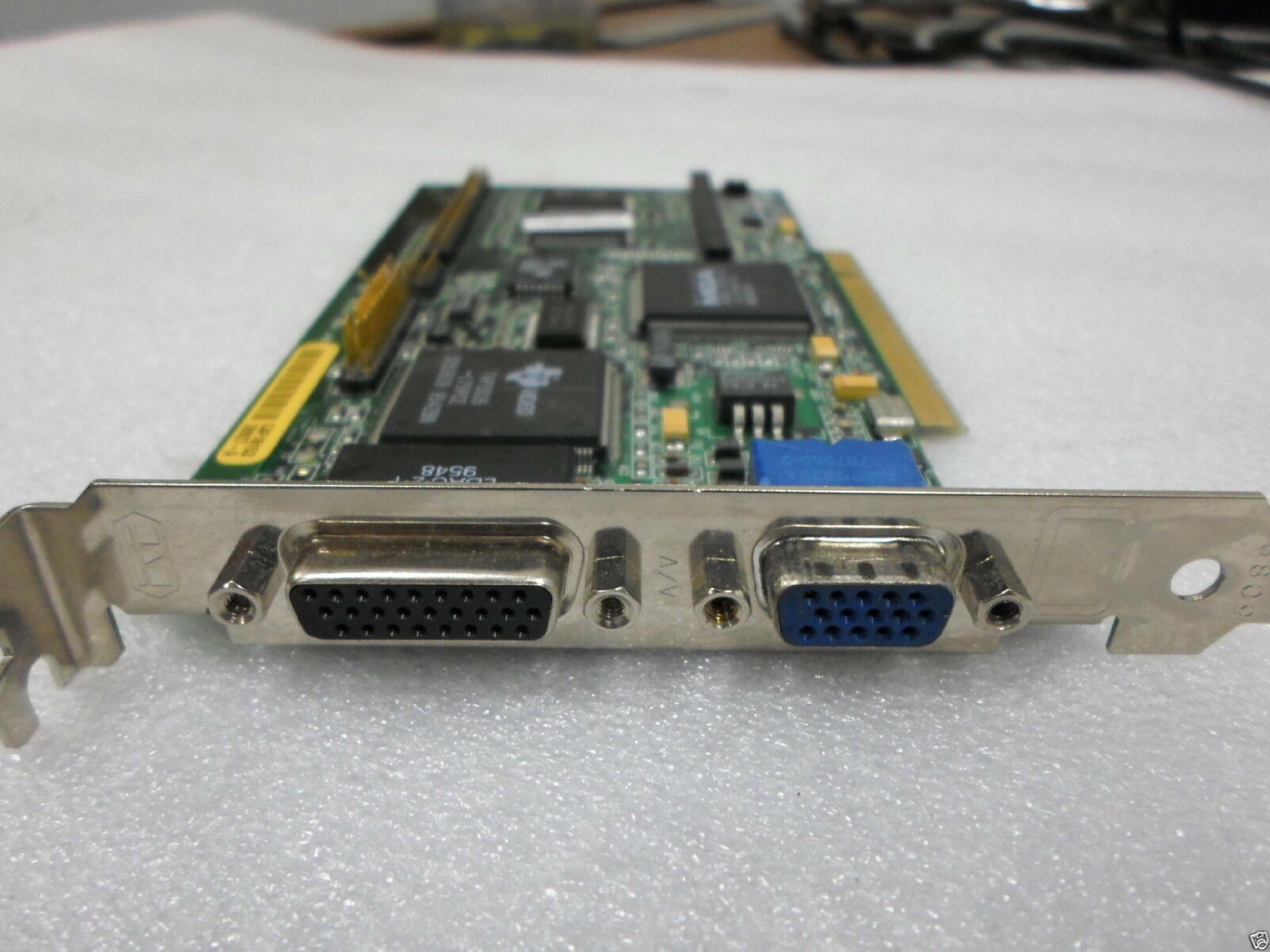 HEWLETT PACKARD / HP / MAXTOR / MATROX 5063-8798 PCI VIDEO CARD UPGRADABLE 5063-8777 5063-8798 P/N 5064-0240 - MGA-MIL/2/HP3 2MB WITH VGA AND A/V OUTPUTS