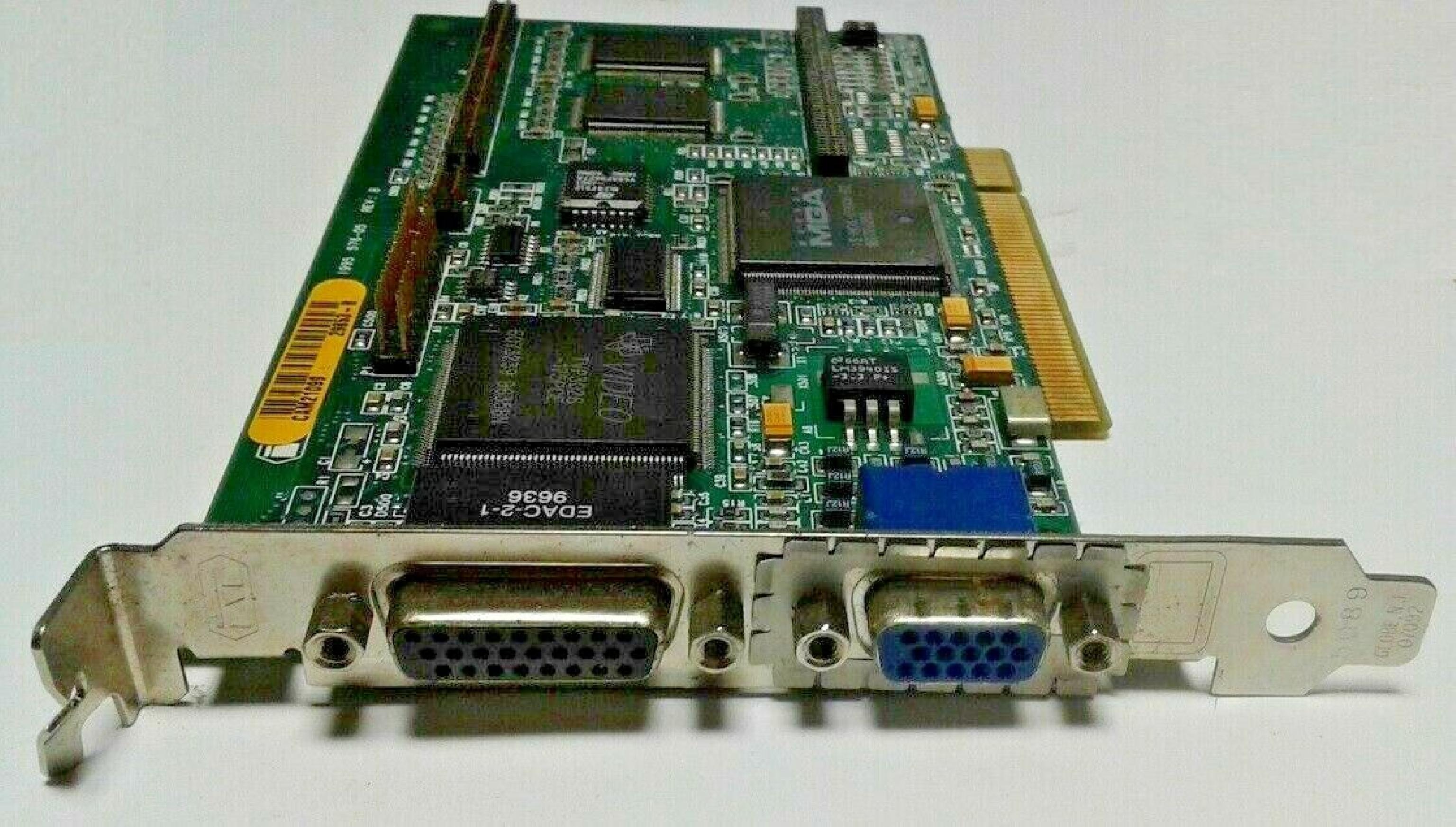 HEWLETT PACKARD / HP / MAXTOR / MATROX 5063-8798 PCI VIDEO CARD UPGRADABLE 5063-8777 5063-8798 P/N 5064-0240 - MGA-MIL/2/HP3 2MB WITH VGA AND A/V OUTPUTS