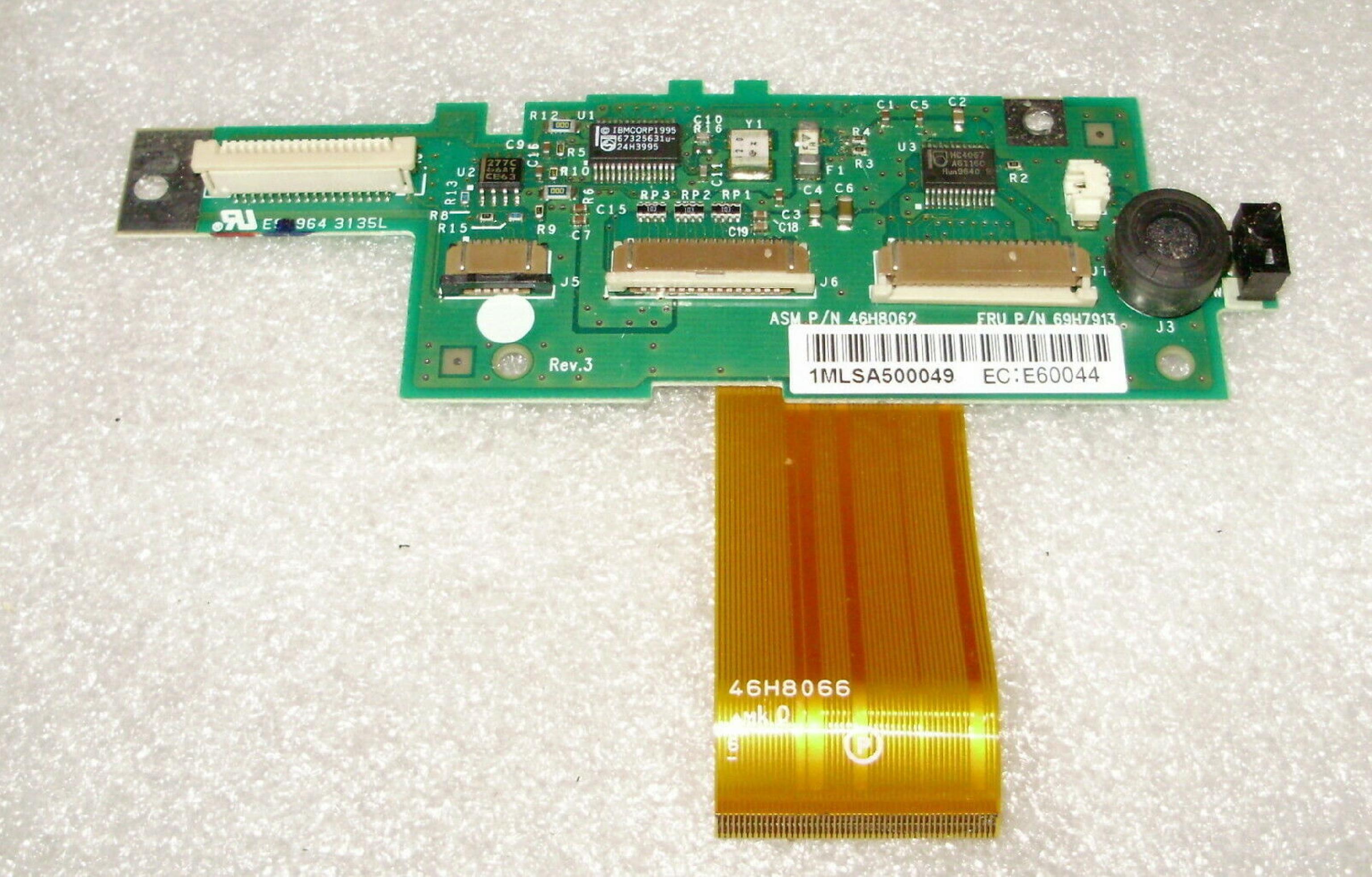 IBM 46H8062 THINKPAD 365X 2625-2E9 COMPONENT KEYBOARD CARD ASSEMBLY