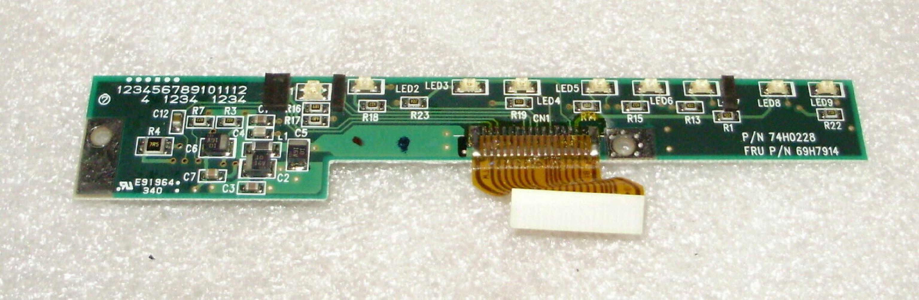 IBM 69H7914 THINKPAD 365X 2625-2E9 COMPONENT LED INDICATOR CARD