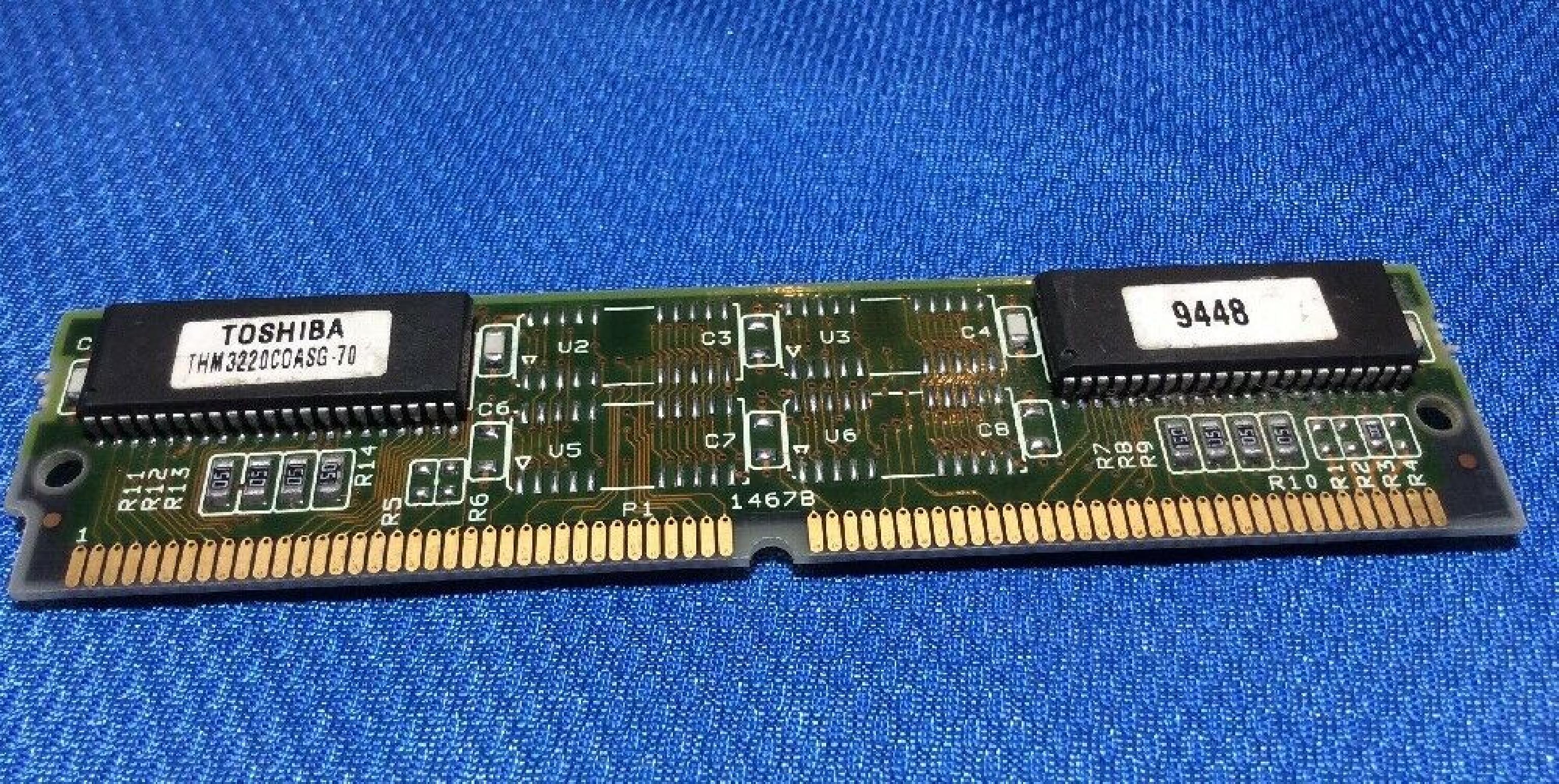 TOSHIBA THM3220C0AS-70 72PIN SIMM TIN 8MB