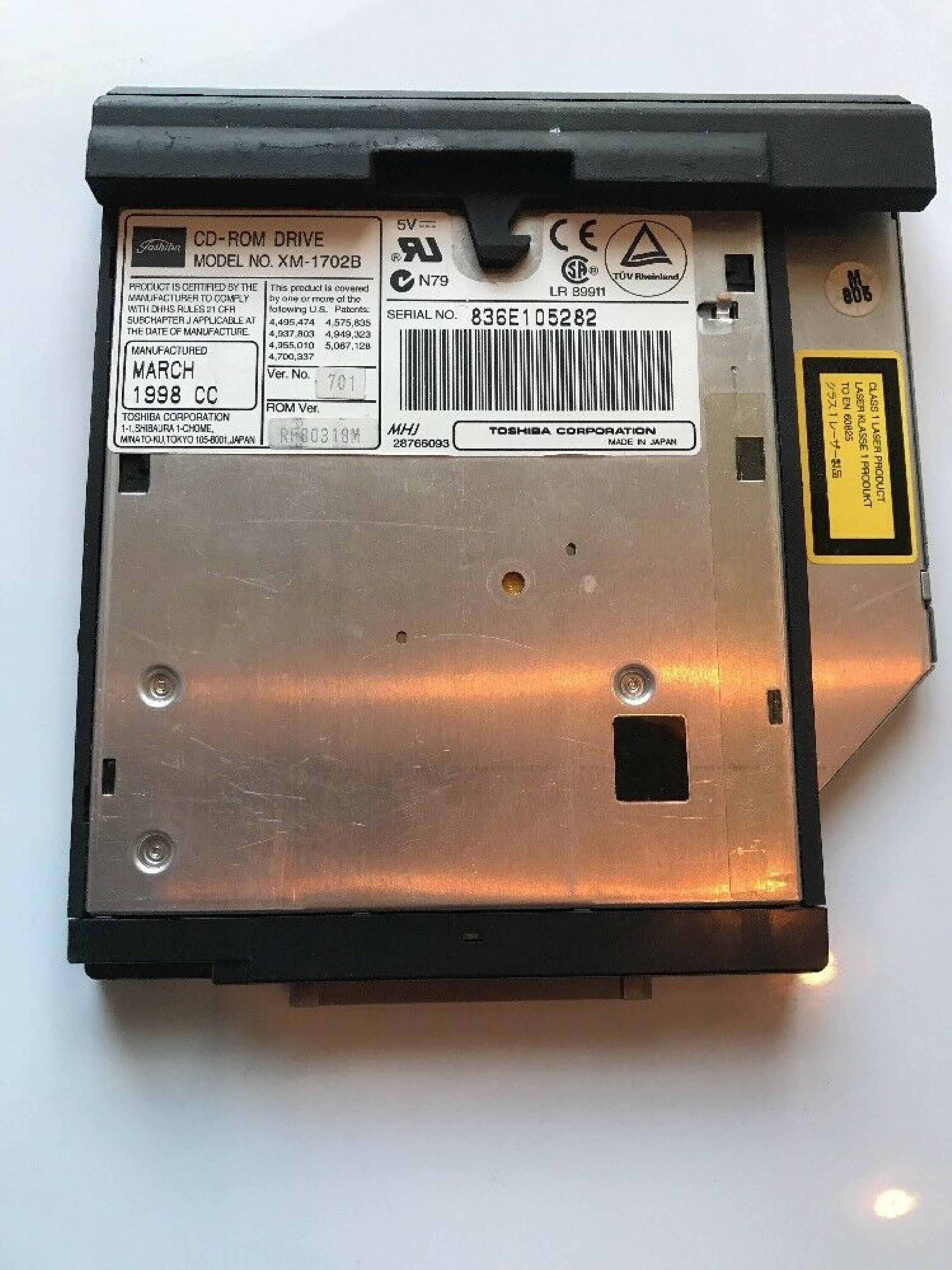 IBM 05K8873 CDROM DRIVE 24X 2645-51U THINKPAD 600 CD-ROM FROM