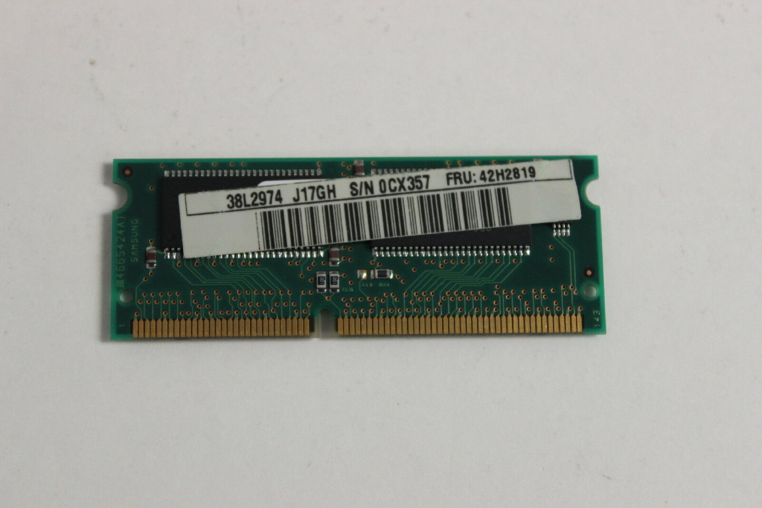 IBM 76H0294 32MB MEMOREY MODULE 2645-51U THINKPAD 600