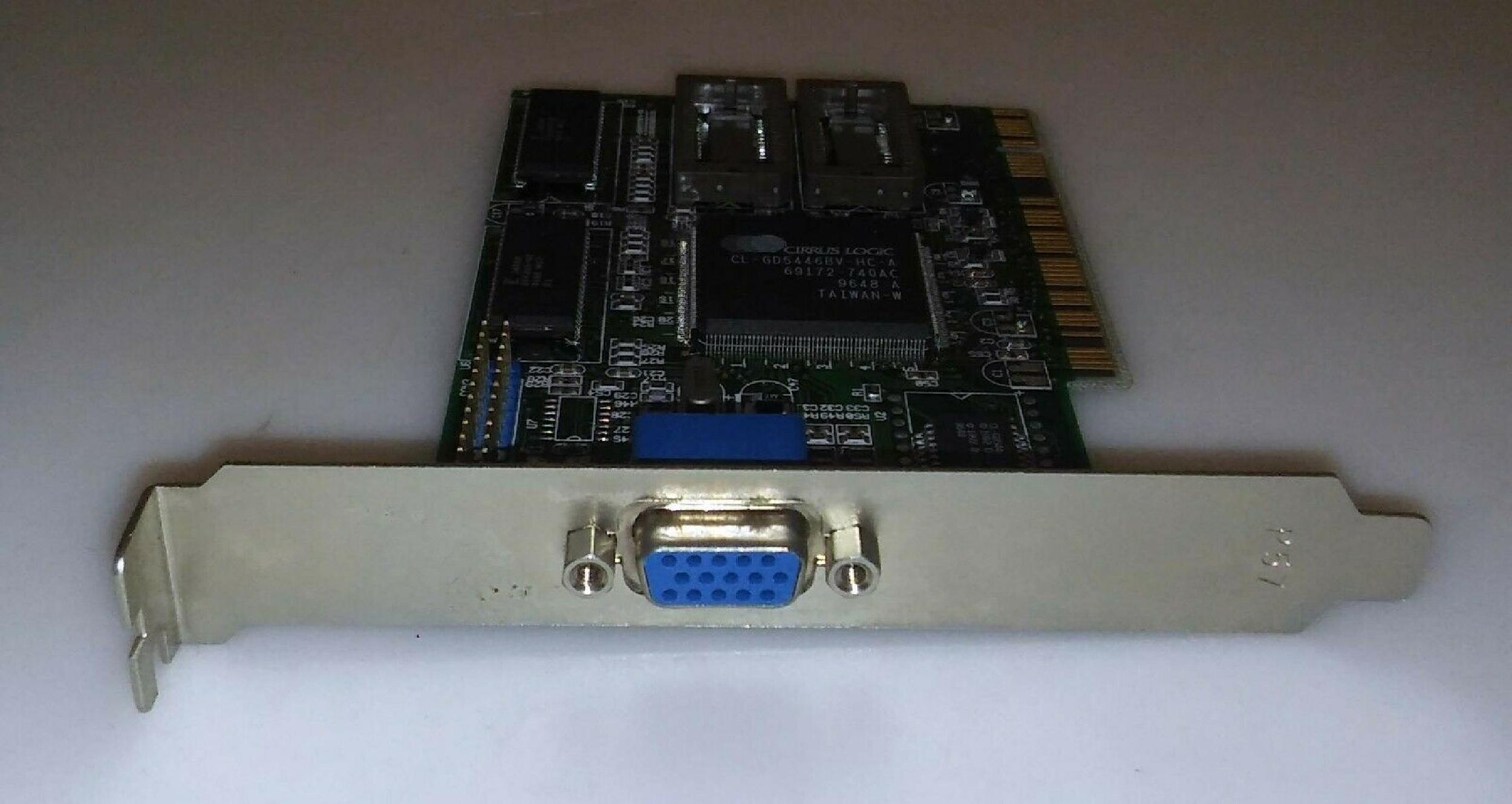 CIRRUS LOGIC KY2-JAX-CVGA54PCI LOGIC PCI VGA CL-GD5434-J-QC-F