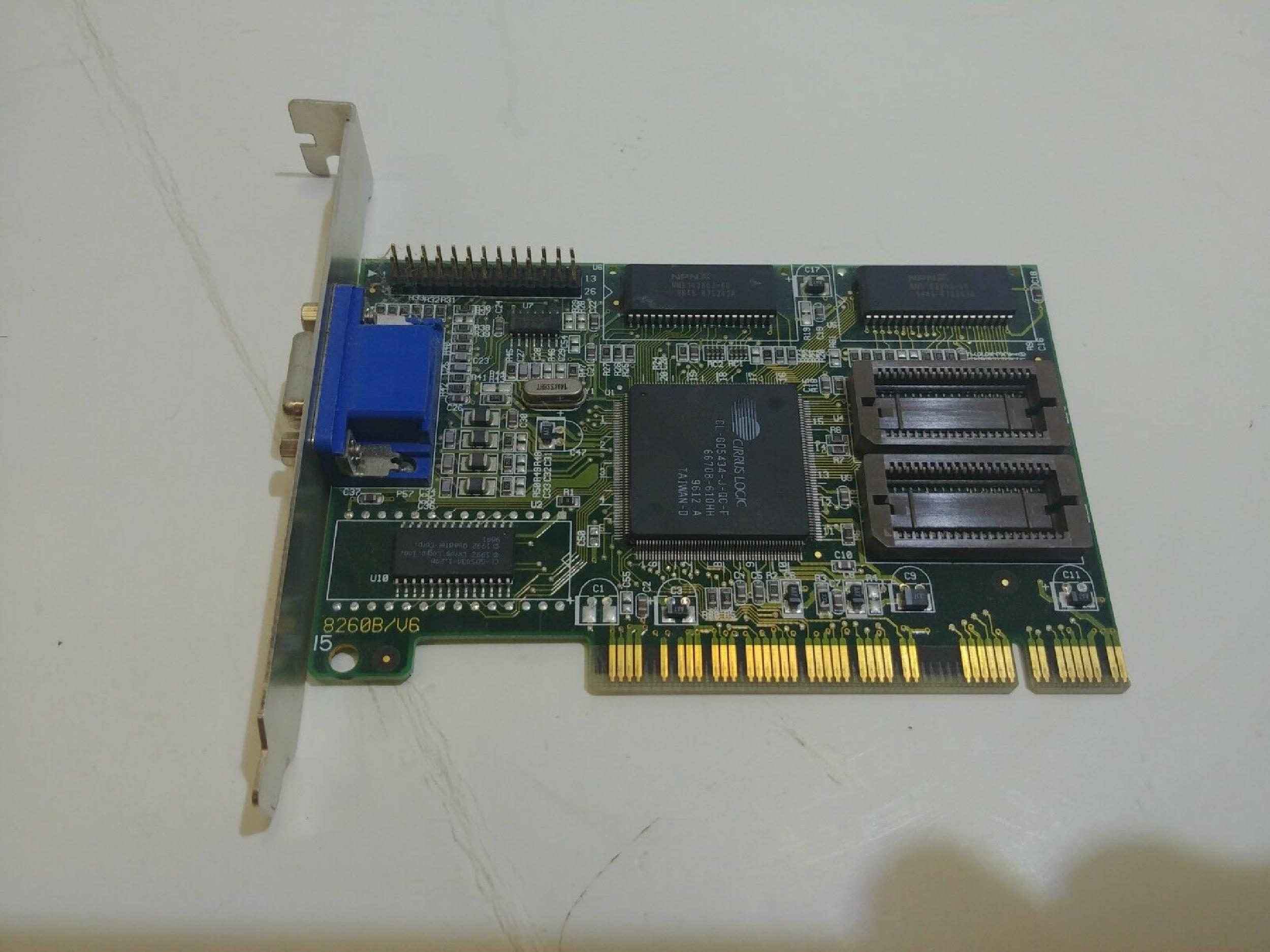 CIRRUS LOGIC KY2-JAX-CVGA54PCI LOGIC PCI VGA CL-GD5434-J-QC-F