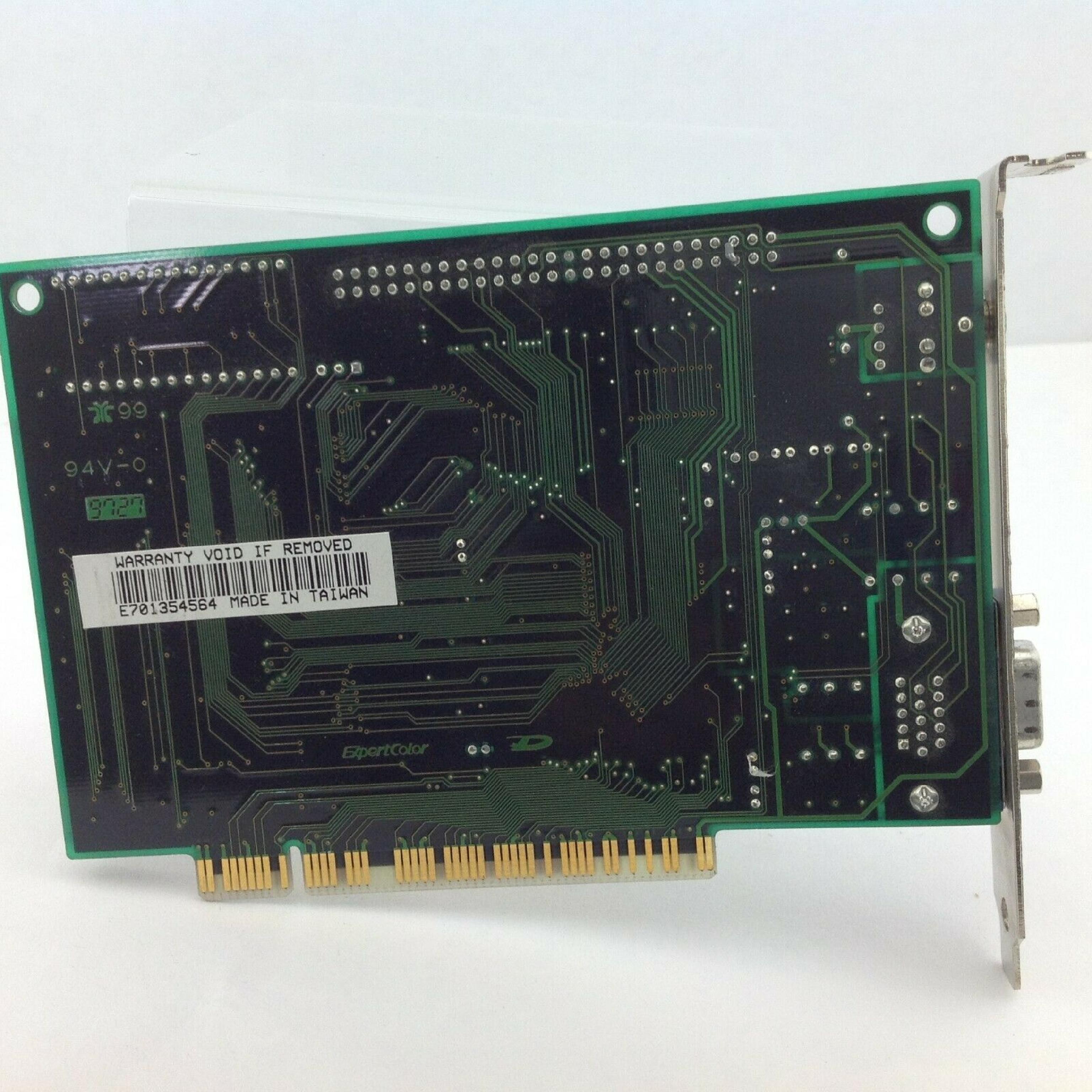 TRIO VIRGE DSV3325DX EXPERTCOLOR DSV3325DX S3 TRIO VIRGE VER1.3 JP3-INTA ADEO VGA PCI VIDEO CARD